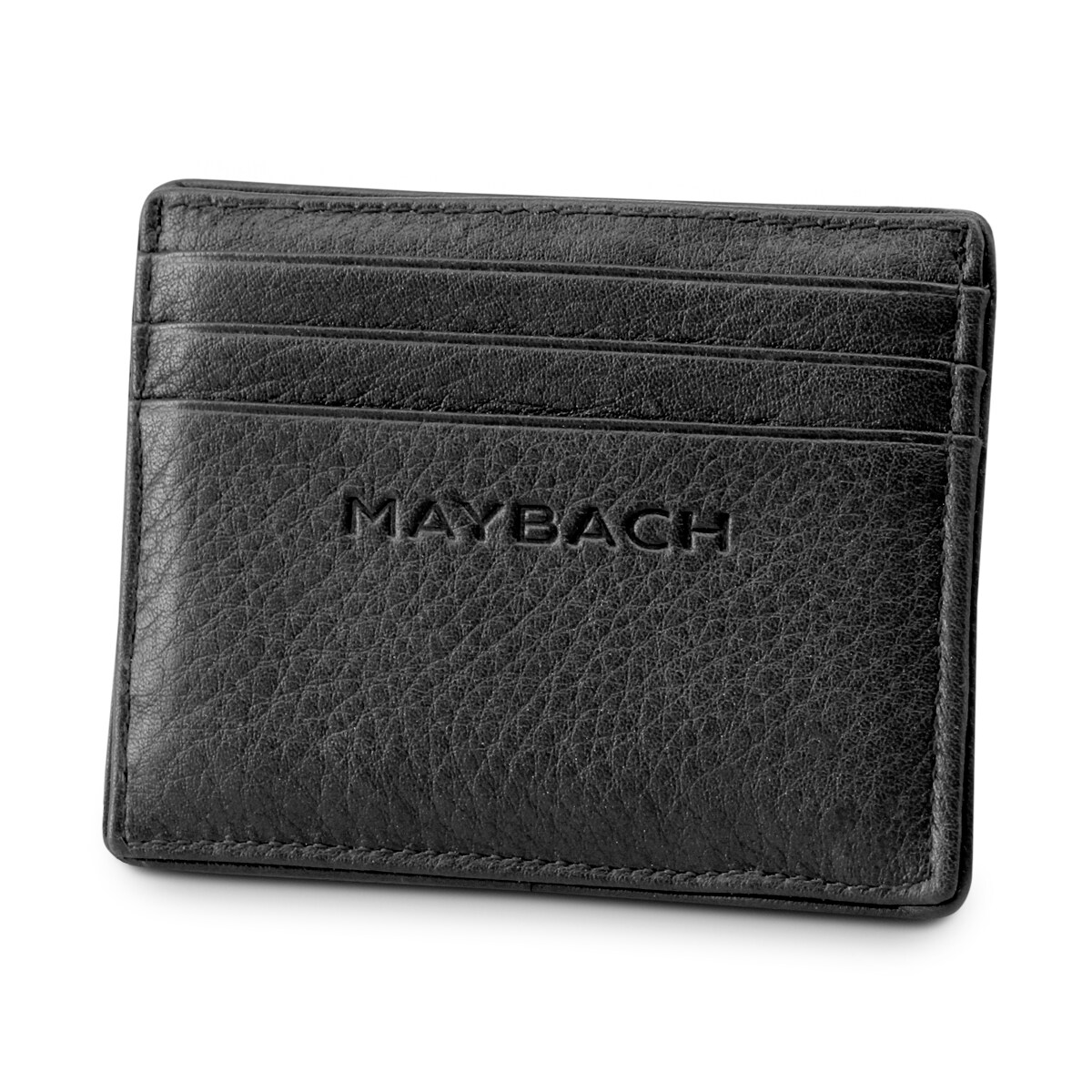Étui pour cartes de crédit, Mercedes-Maybach - noir, Cuir