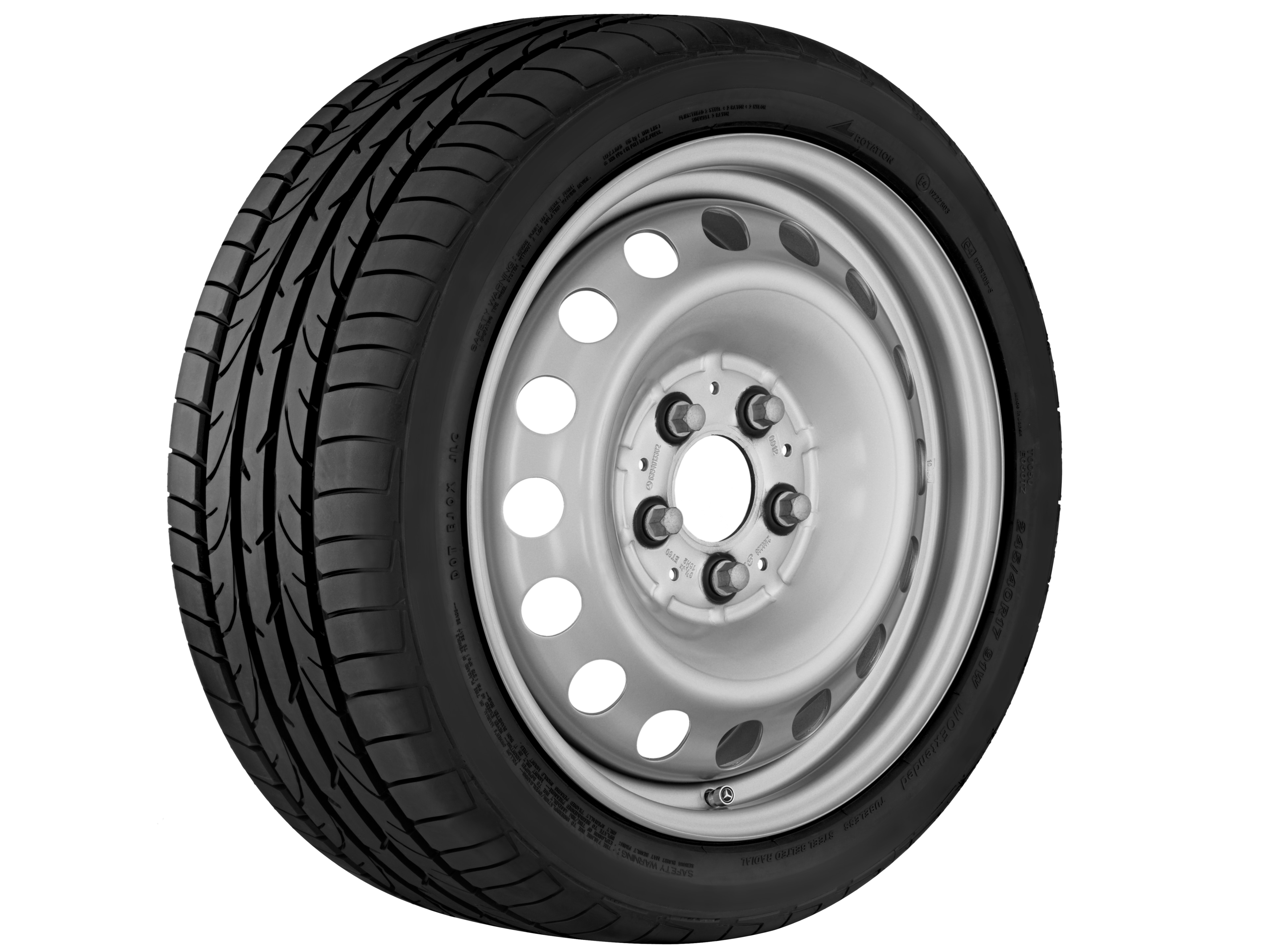 Jante acier - 205/60 R16 XL 96T, 6 J x 16 ET 38