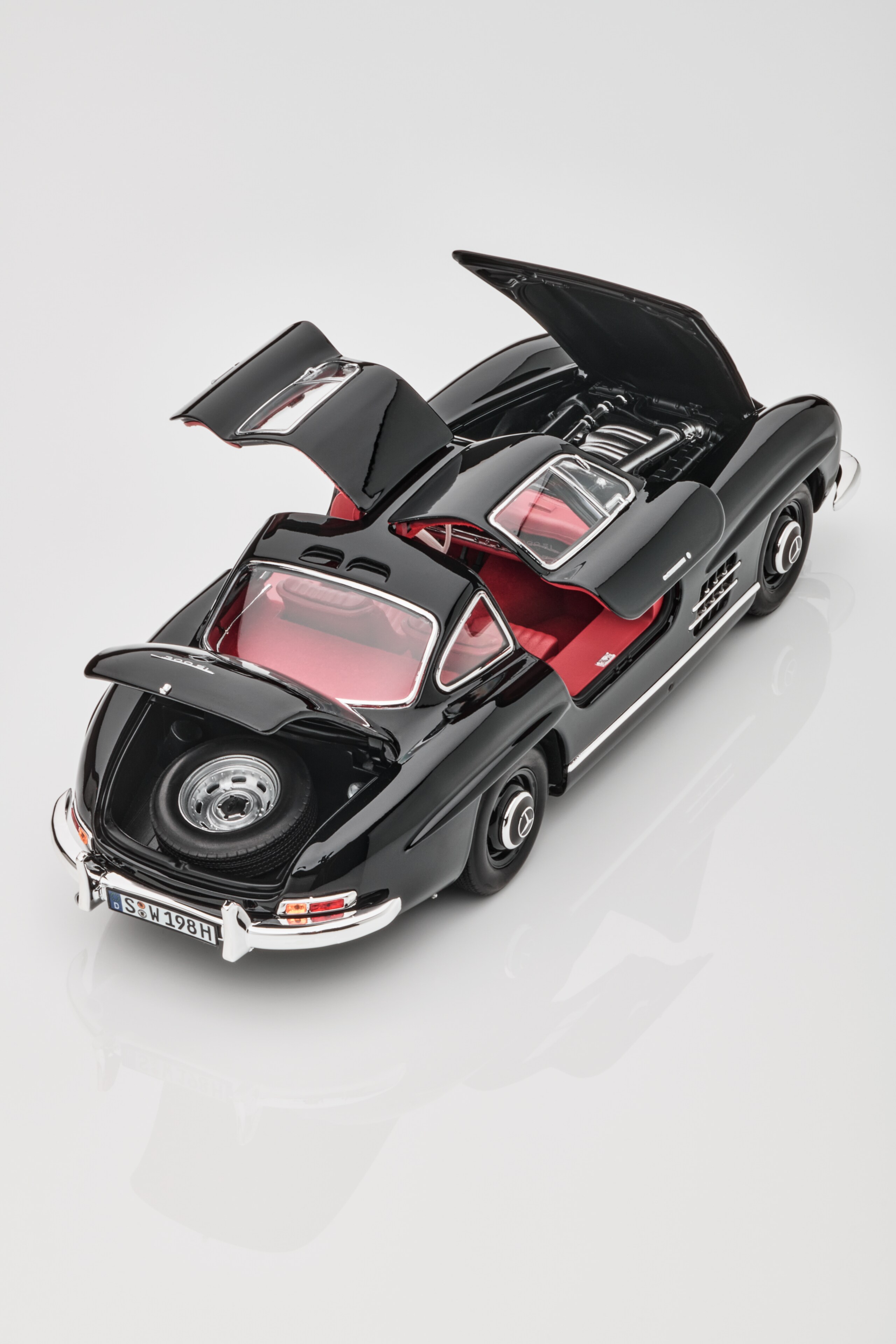 300 SL coupé (1954-1963) W 198 - noir, Norev, 1:18
