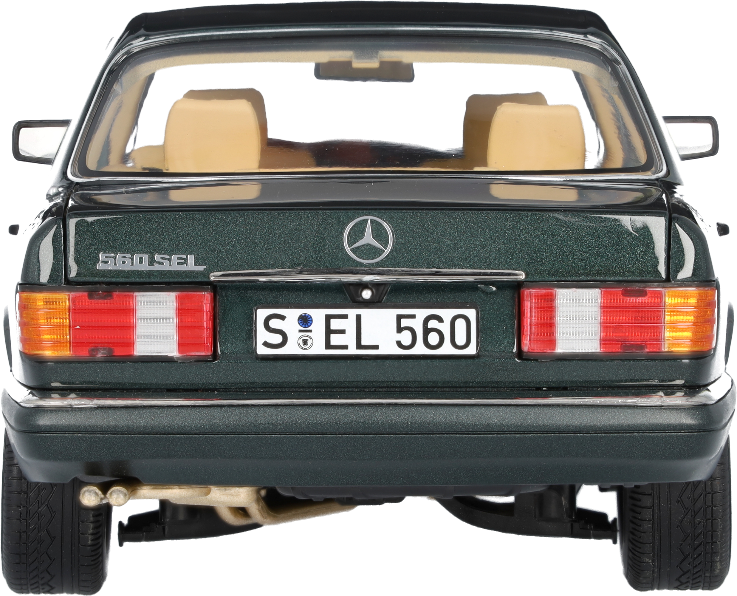 560 SEL V 126 (1985-1991) - vert malachite, Norev, 1:18