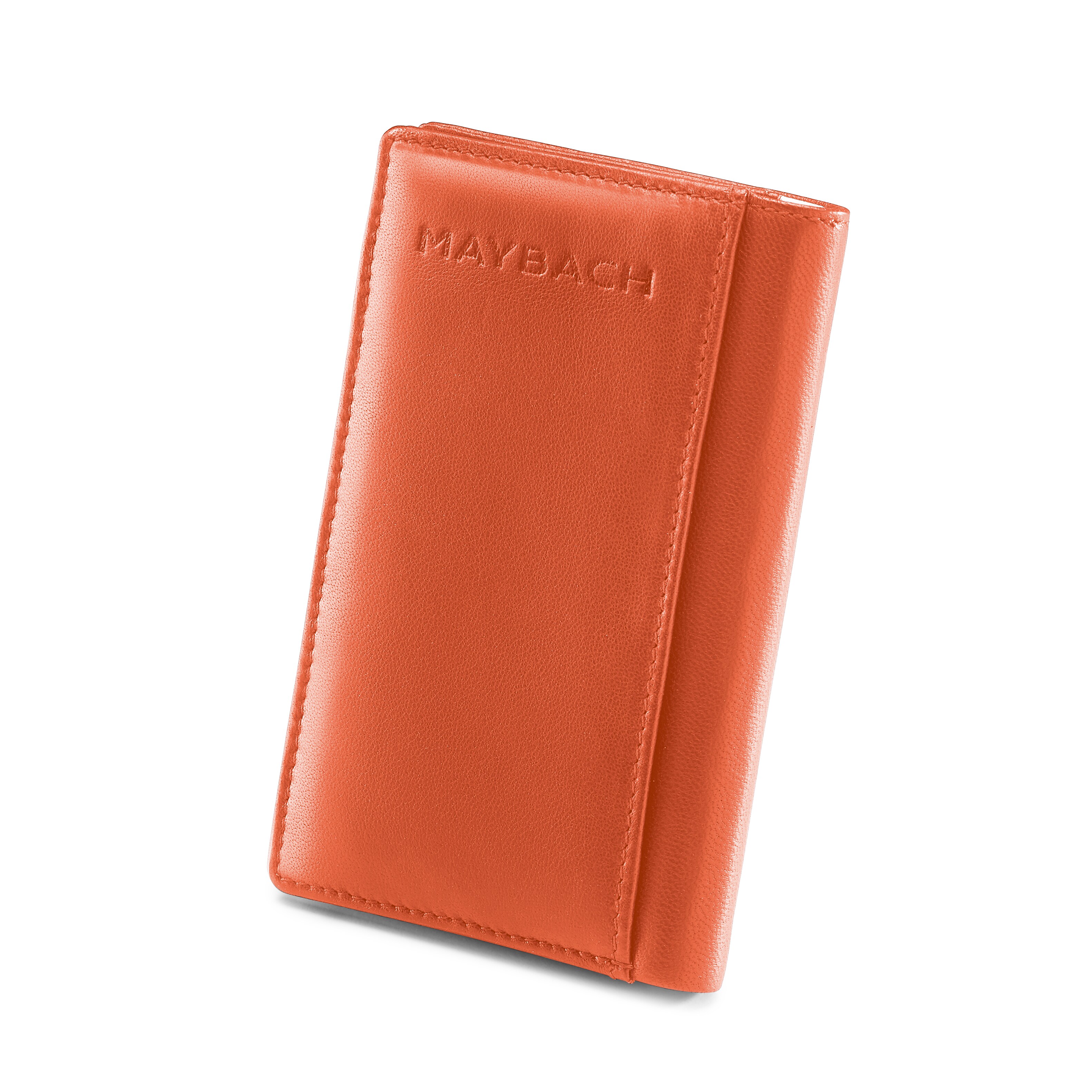 Mini-porte-monnaie, Mercedes-Maybach - orange, Cuir