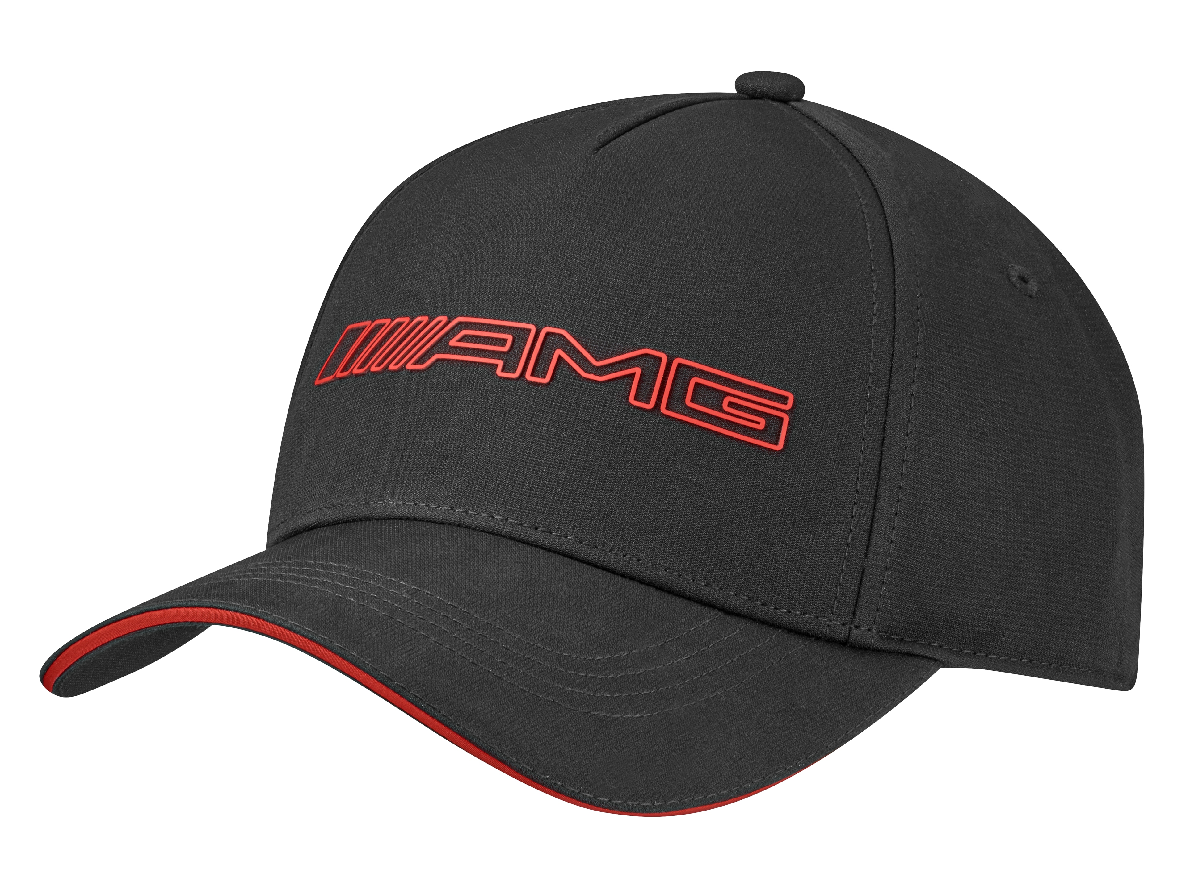 Casquette AMG - noir / rouge, Polyester (recyclé)