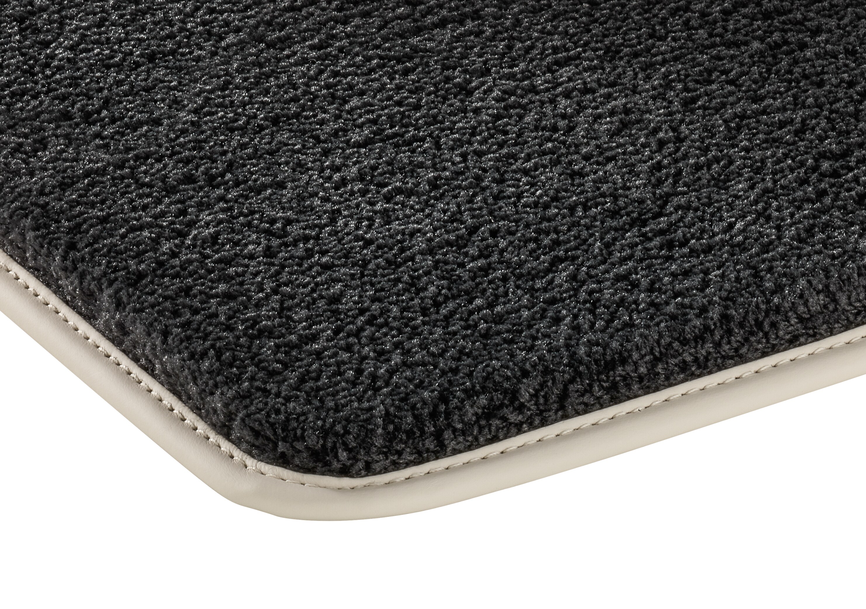 Tapis en velours EXCLUSIF, Arrière, 2 pièces - LL/RL, noir / porcelaine