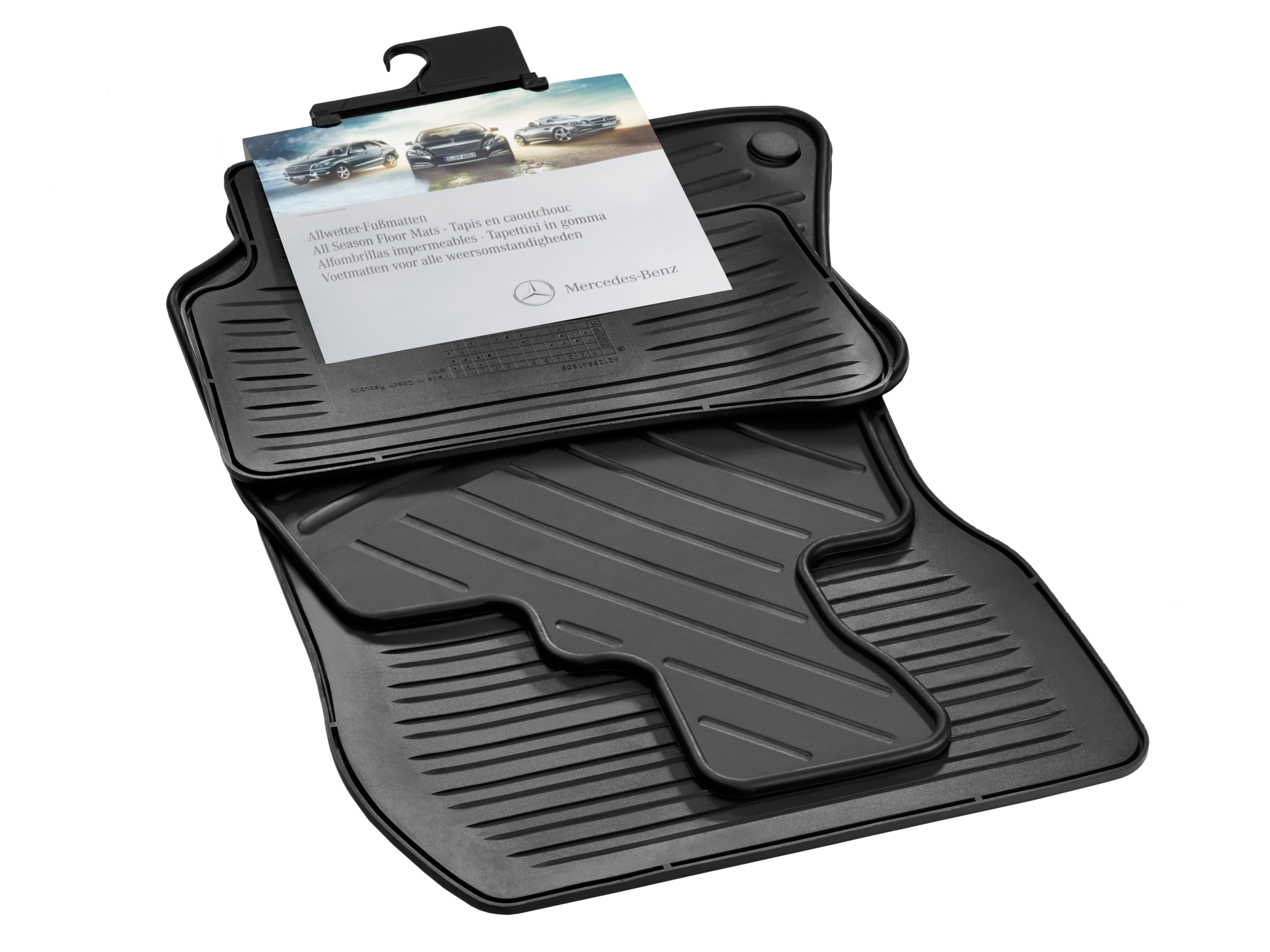 Tapis toutes saisons CLASSIC, Kit, 4 pièces - RL, noir