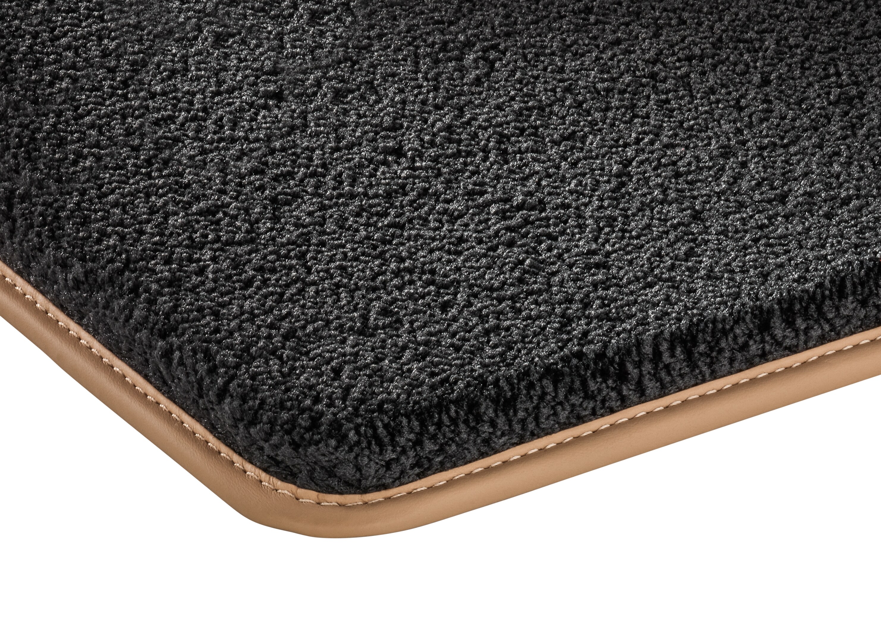 Tapis en velours EXCLUSIF, Arrière, 2 pièces - LL/RL, noir / sable