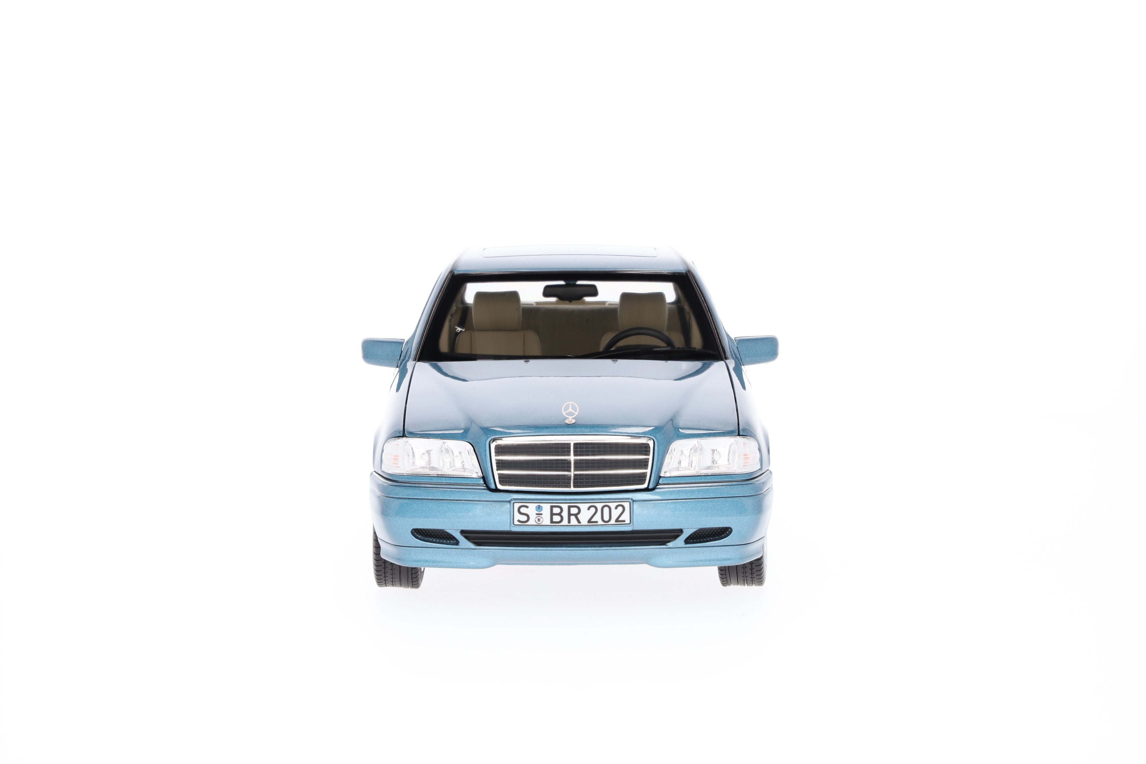 C 200 Berline W 202 (1997-2001) - Bleu aigue-marine, Norev, 1:18