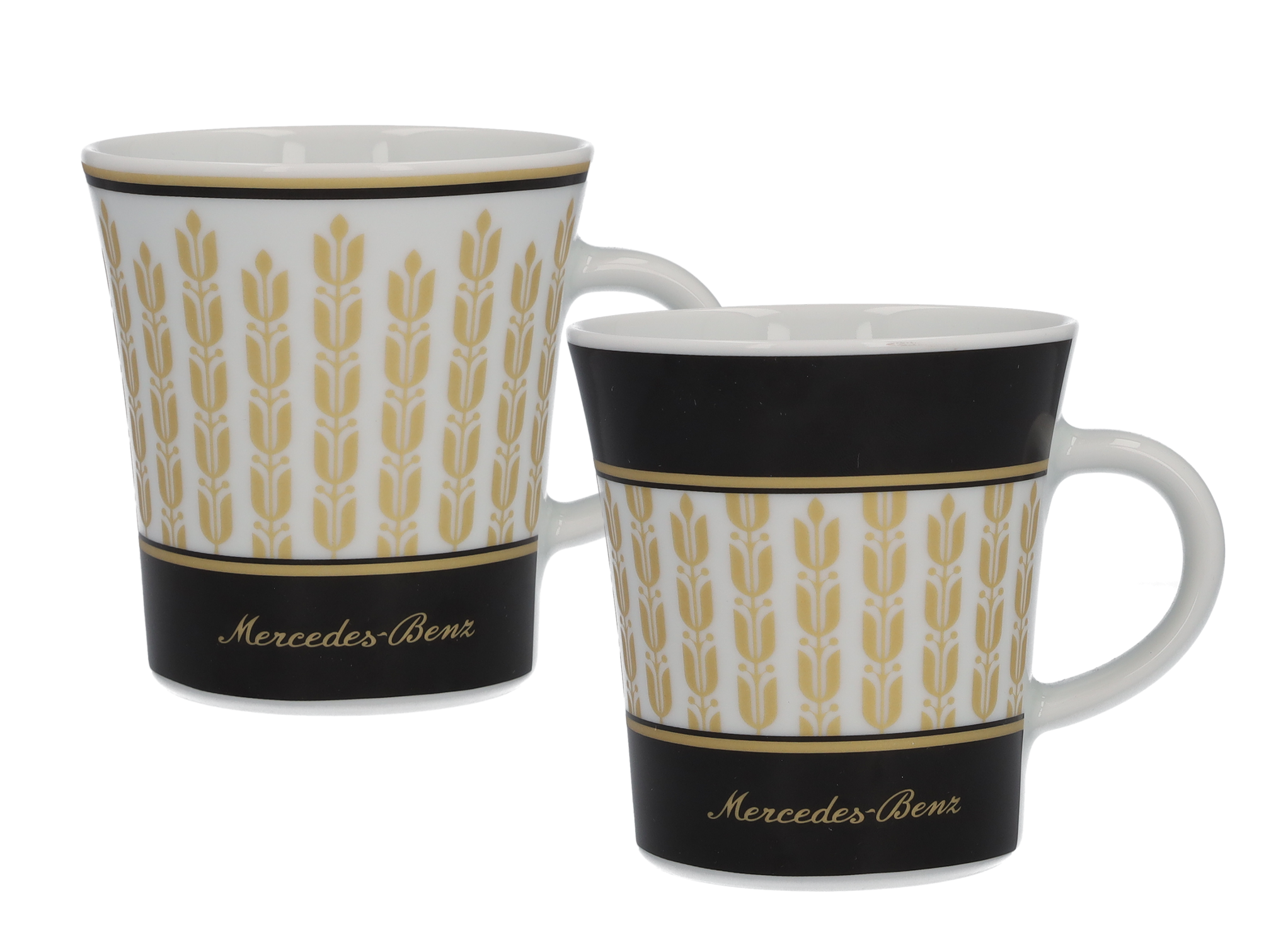 Mug - noir / blanc / doré, Porcelaine, 300 ml, Kahla
