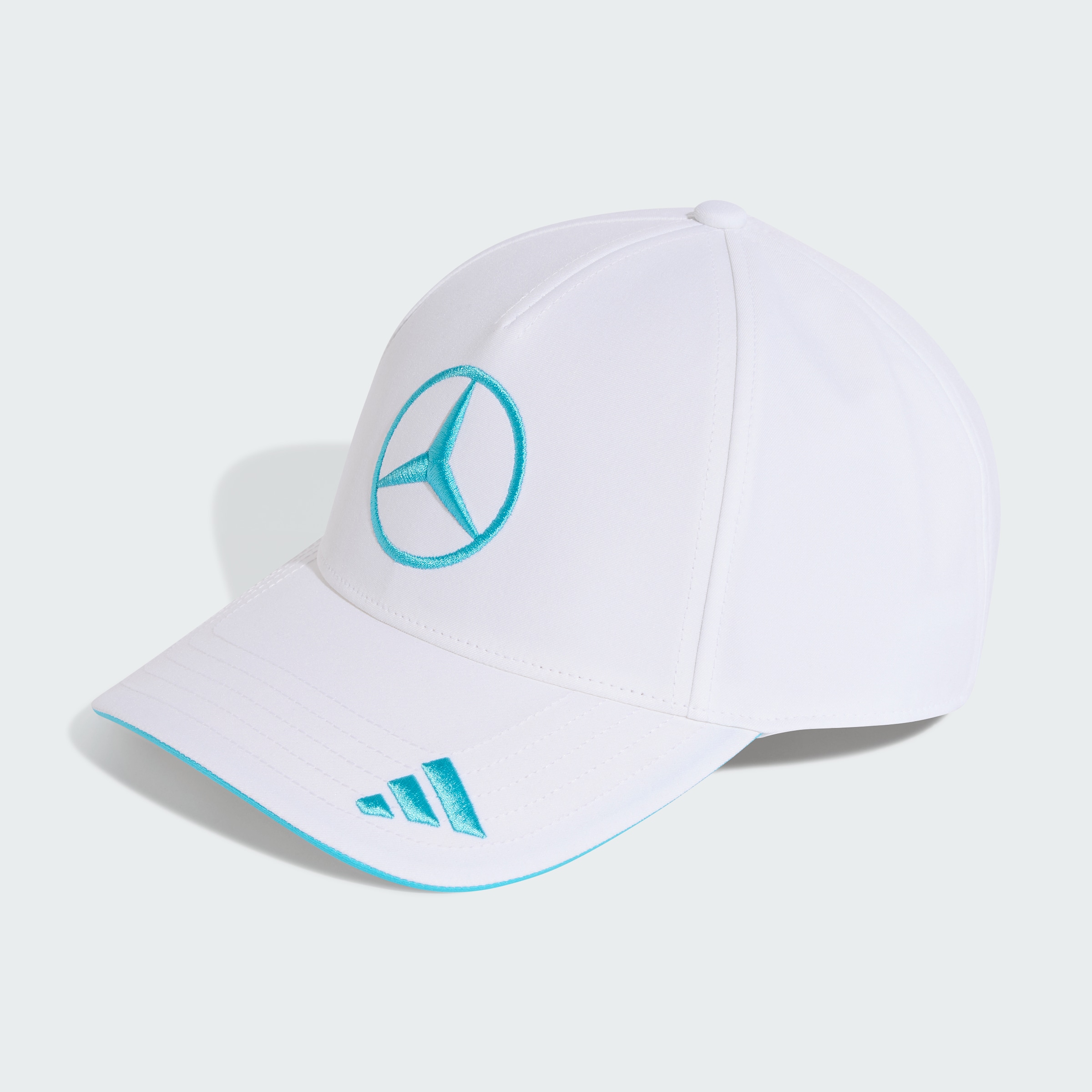 Casquette, George Russell, Mercedes-AMG F1 - blanc, Polyester (recyclé)