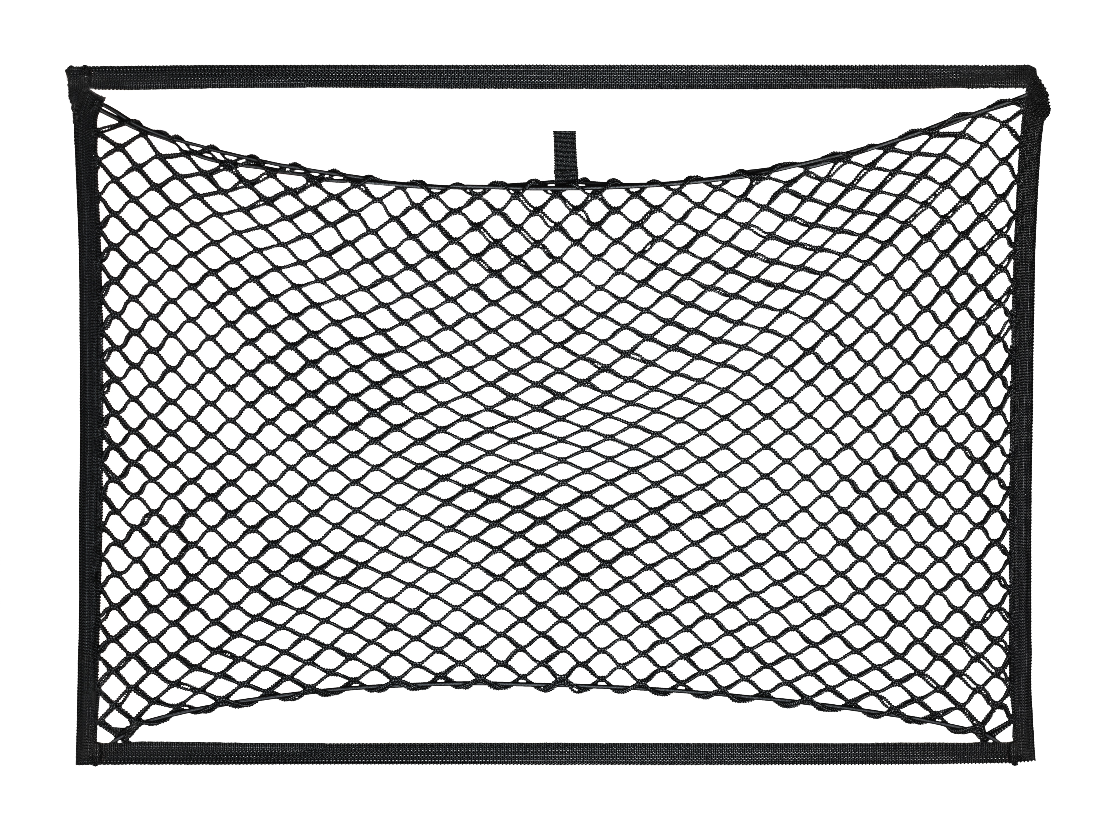 Filet à bagages, Plancher de coffre - noir, Polyester