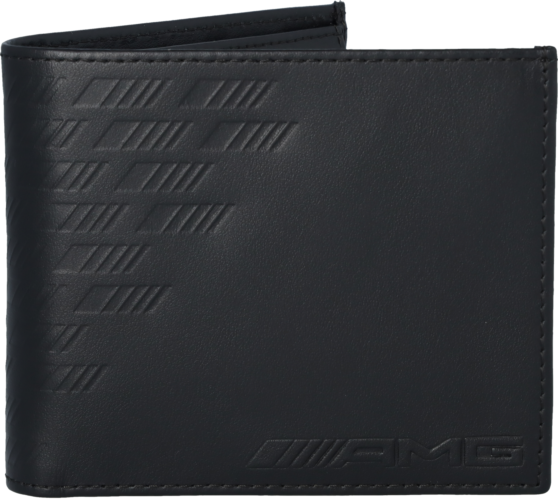 Porte-monnaie AMG - noir, Cuir de veau