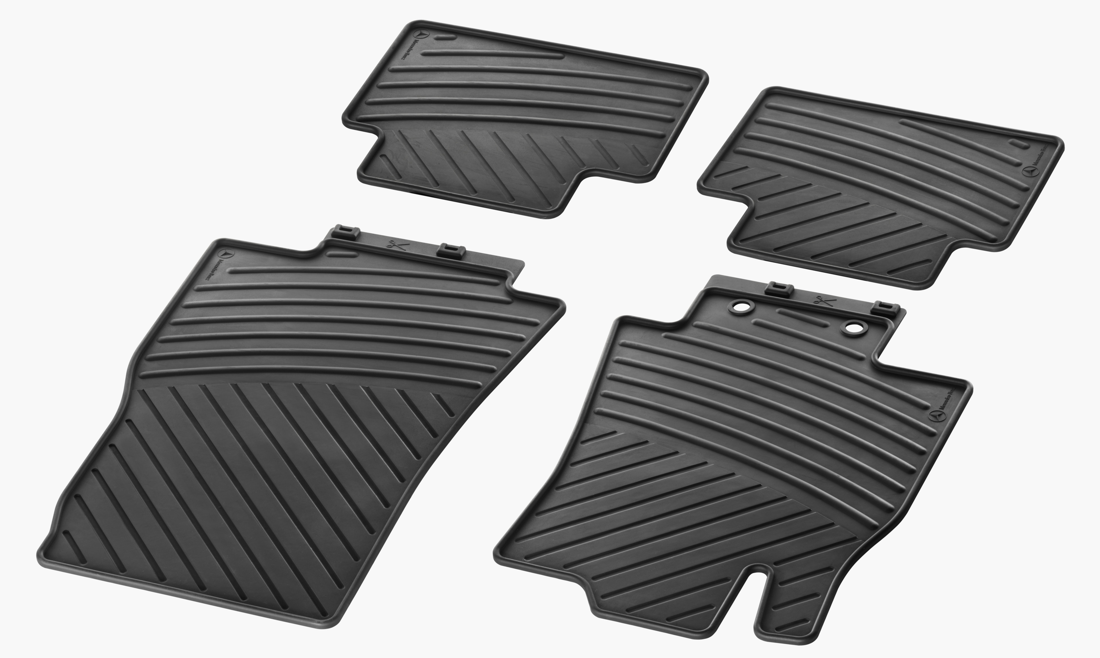 Tapis toutes saisons CLASSIC, Kit, 4 pièces - RL, noir