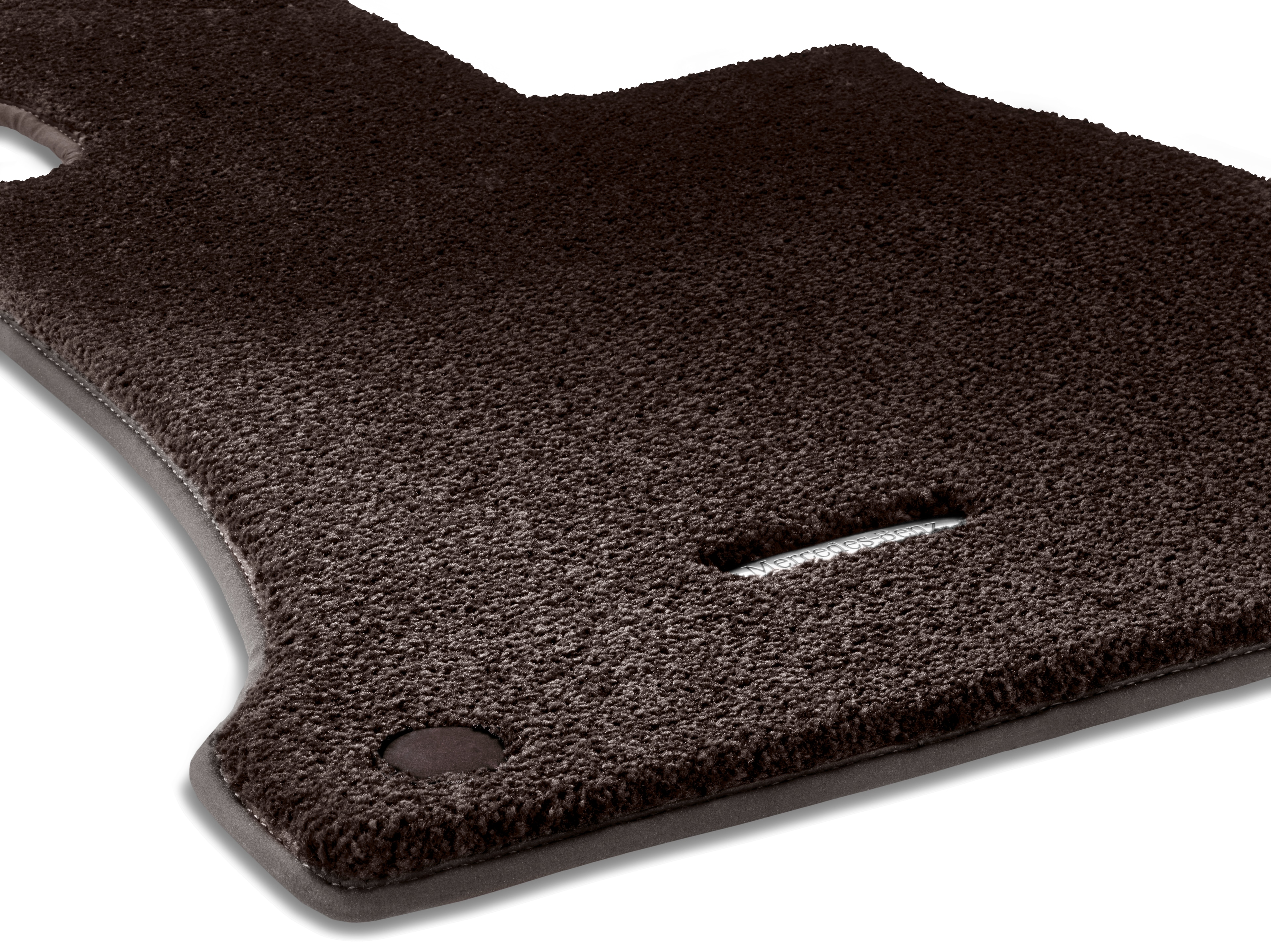 Tapis en velours EXCLUSIF, Tapis de sol conducteur / passager avant, 2 pièces - RL, marron expresso