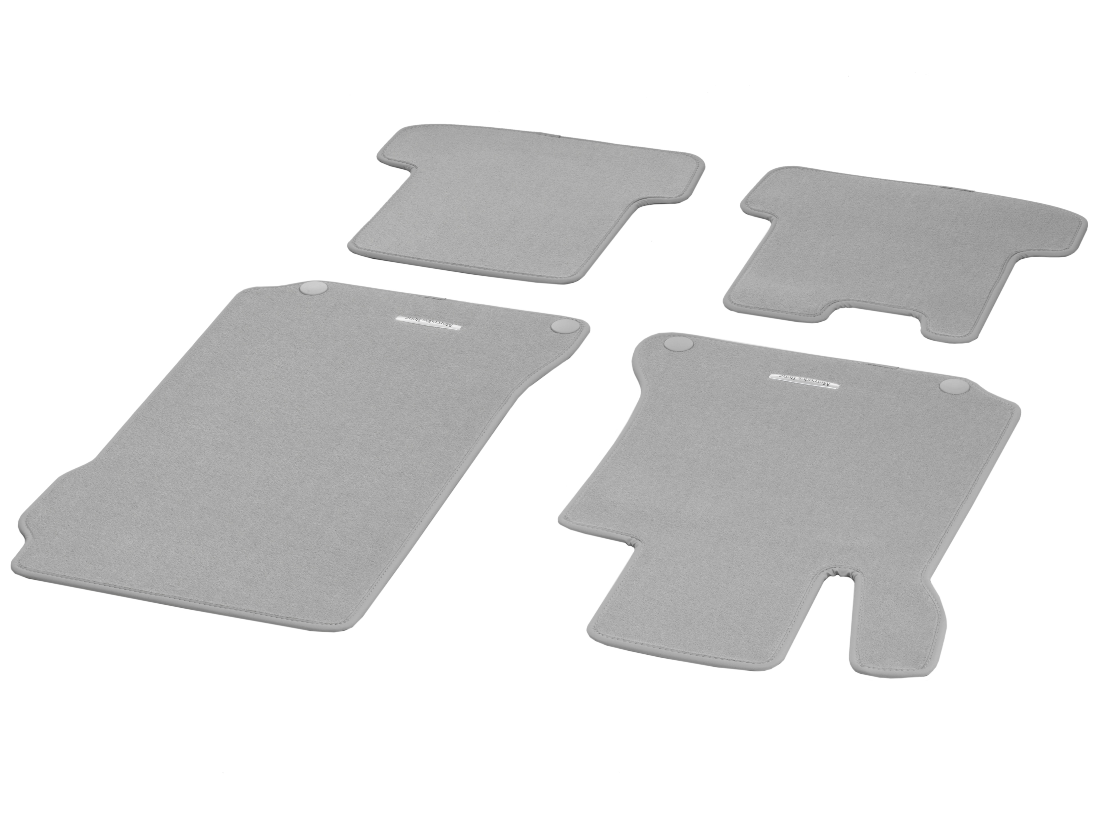 Tapis en velours CLASSIC, Kit, 4 pièces - LL, gris alpaga