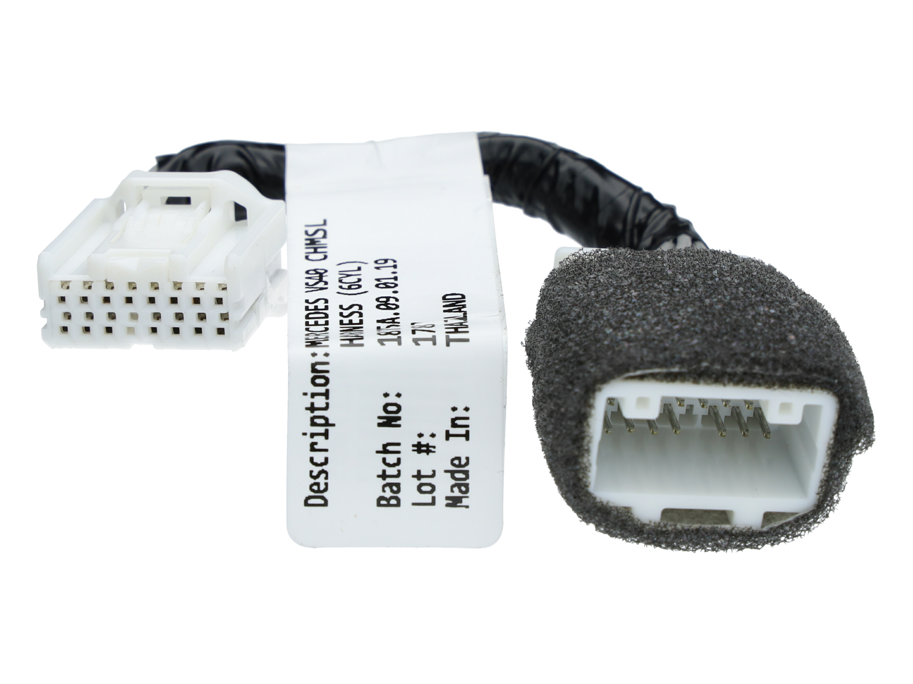 Câble adaptateur, pour feu stop additionnel, Cylindre V6 - noir