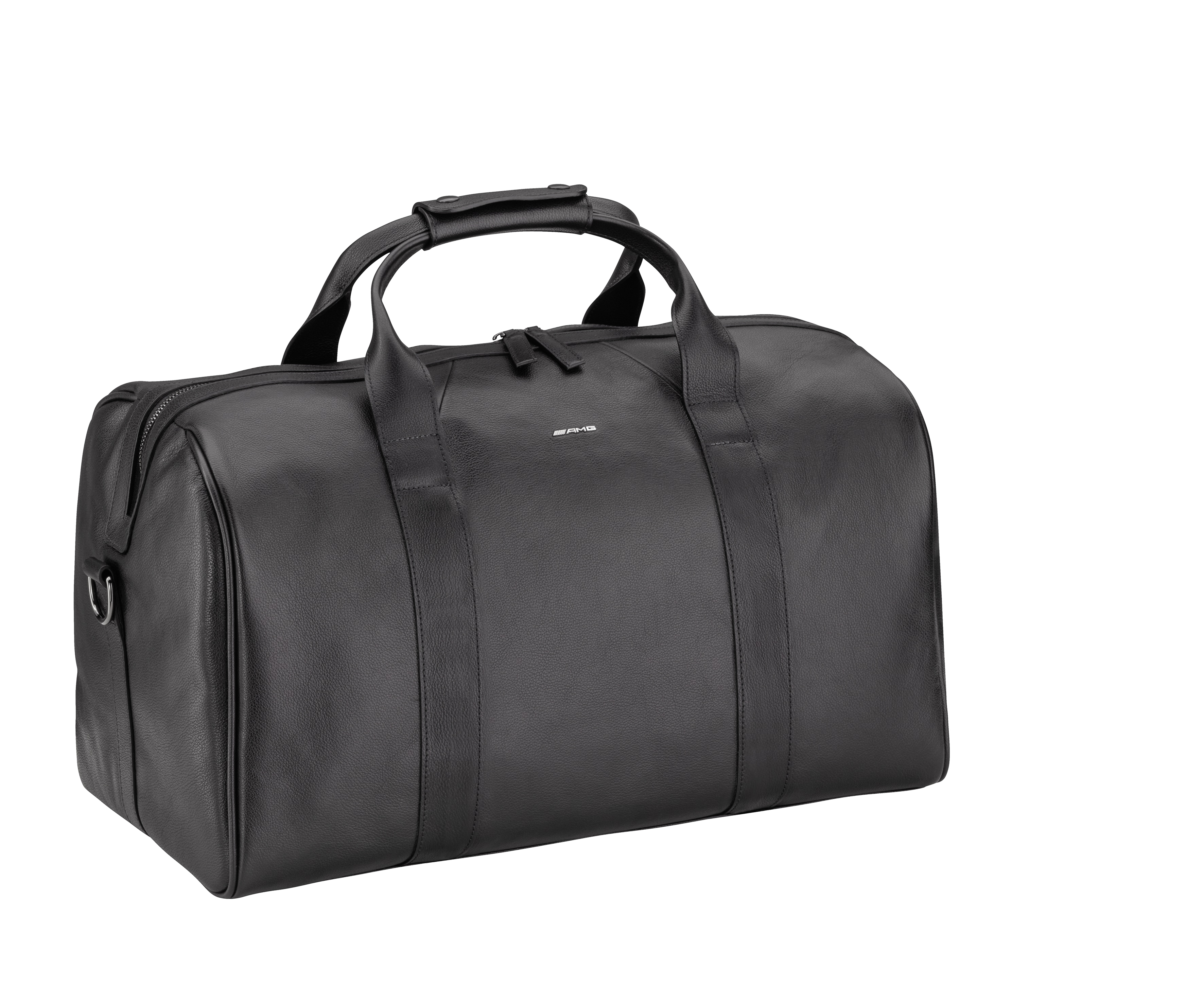 Sac de voyage AMG - noir, Cuir de veau / Polyester