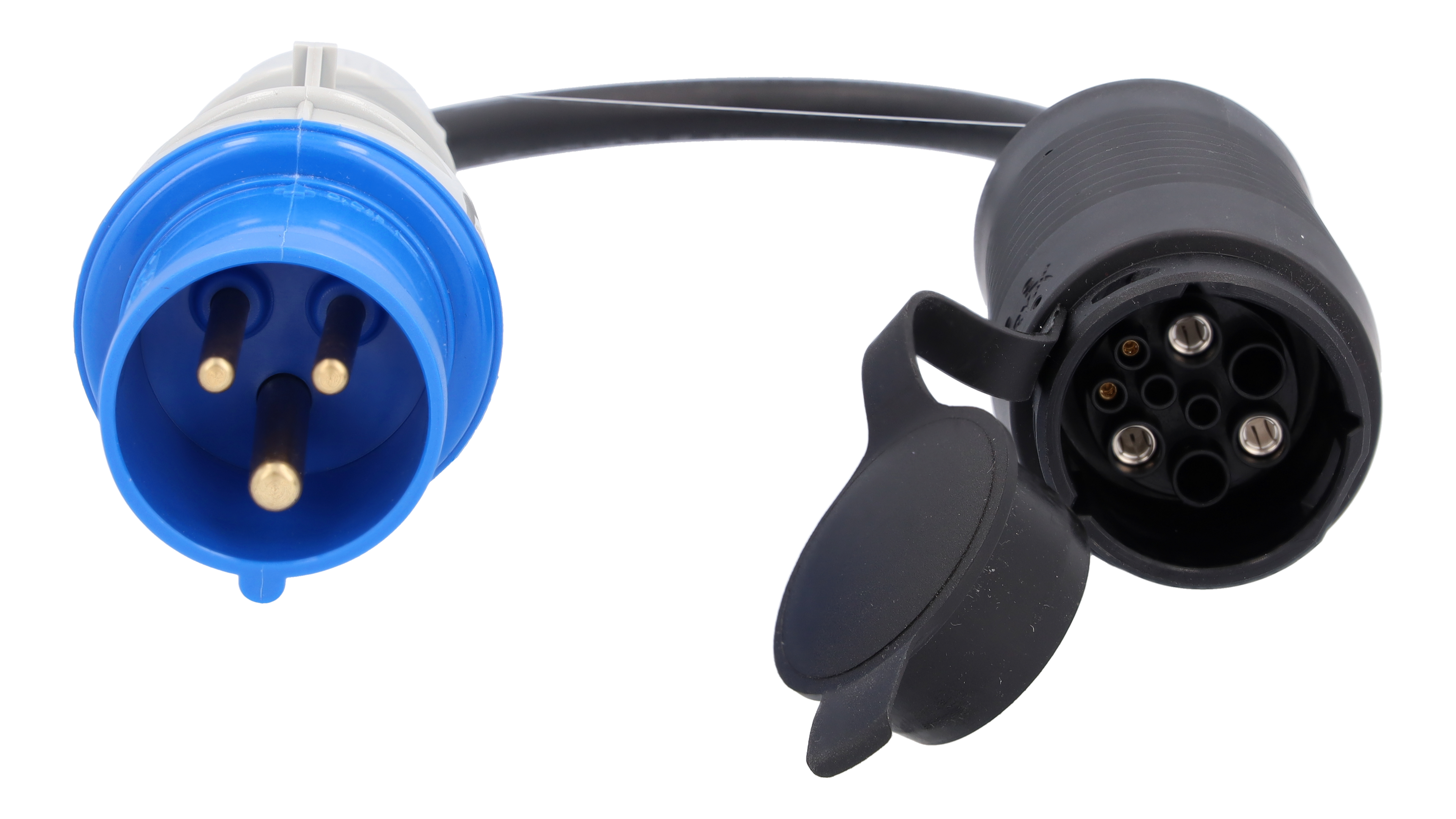 Système de charge flexible Pro, Adaptateur, CEE 16/monophasé - Matière plastique, noir, LL/RL