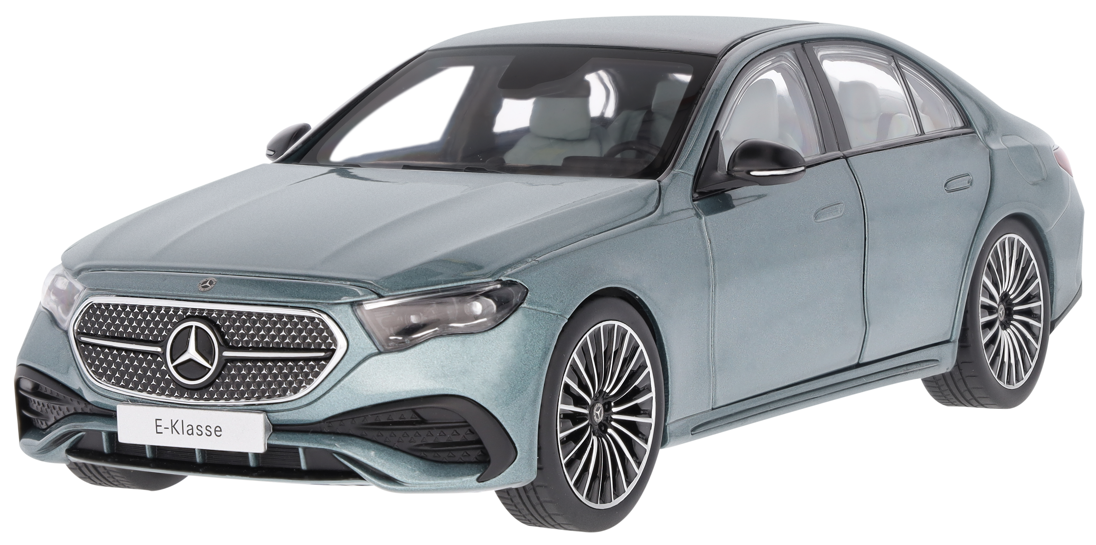 Classe E, Berline, AMG Line, W214 - argent vert, iScale, 1:18