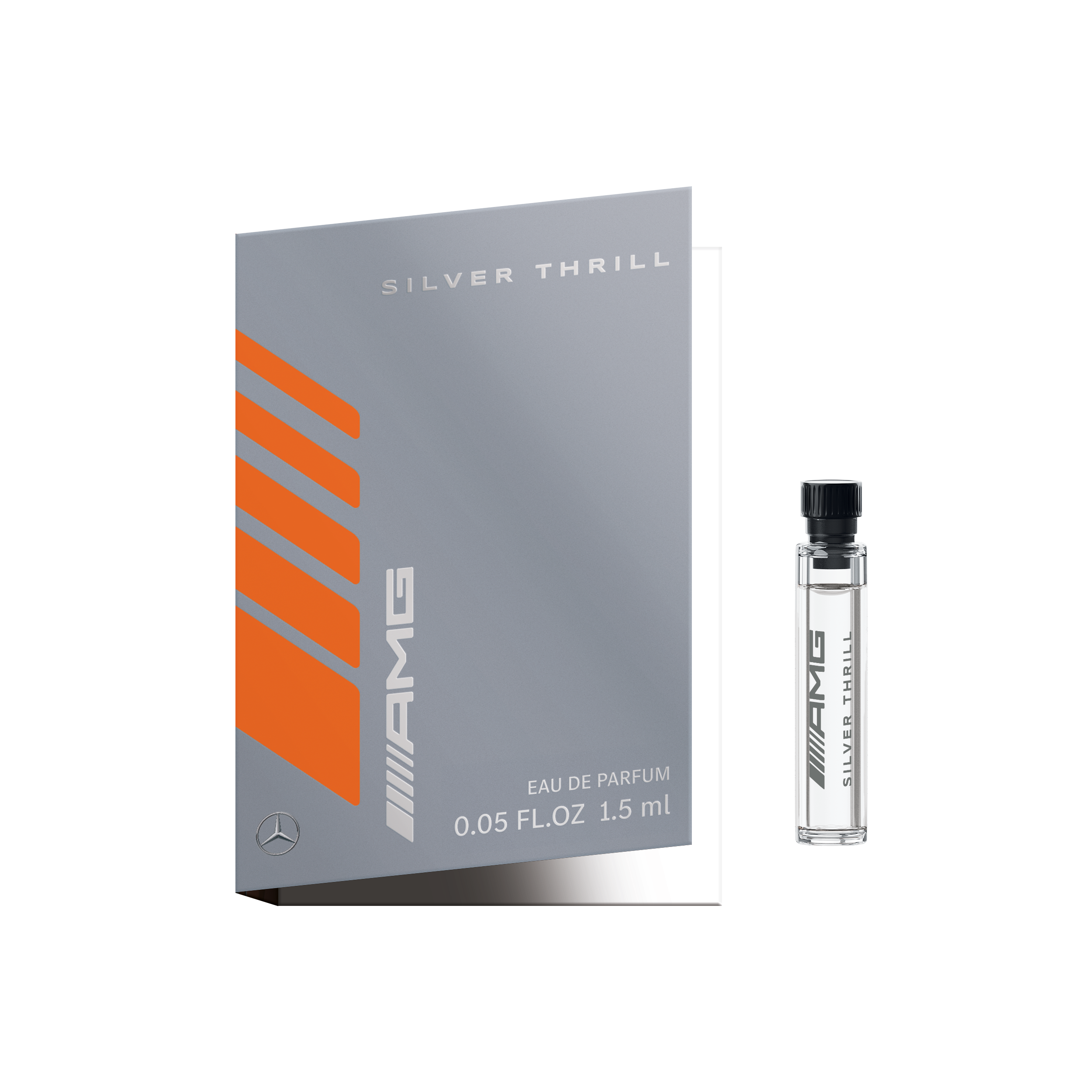 AMG Silver Thrill, EdP, Mini-échantillons, Lot de 12 - pour hommes, INCC, 1,5 ml