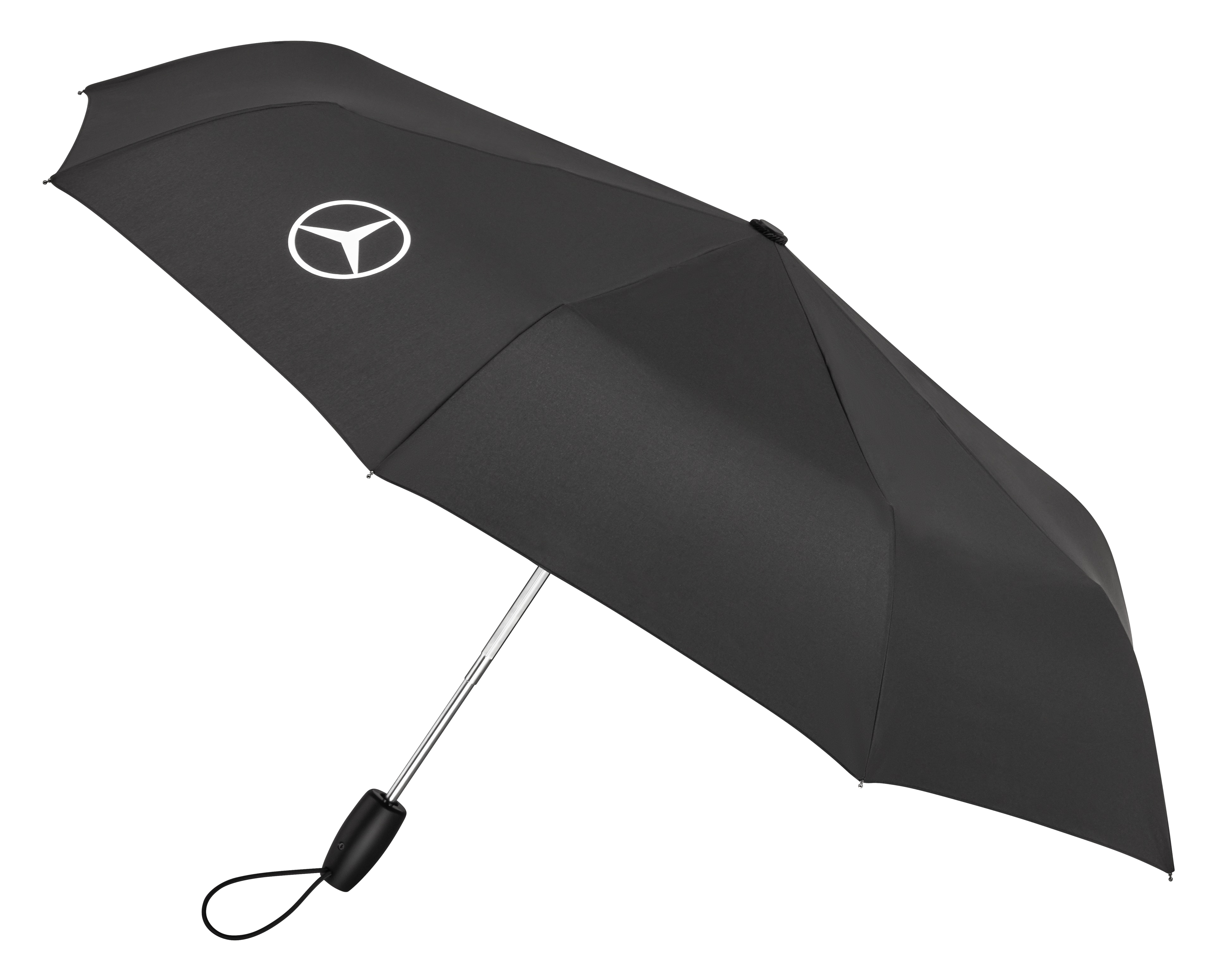 Parapluie de poche - noir, Acier / Matière plastique / Polyester (recyclé)