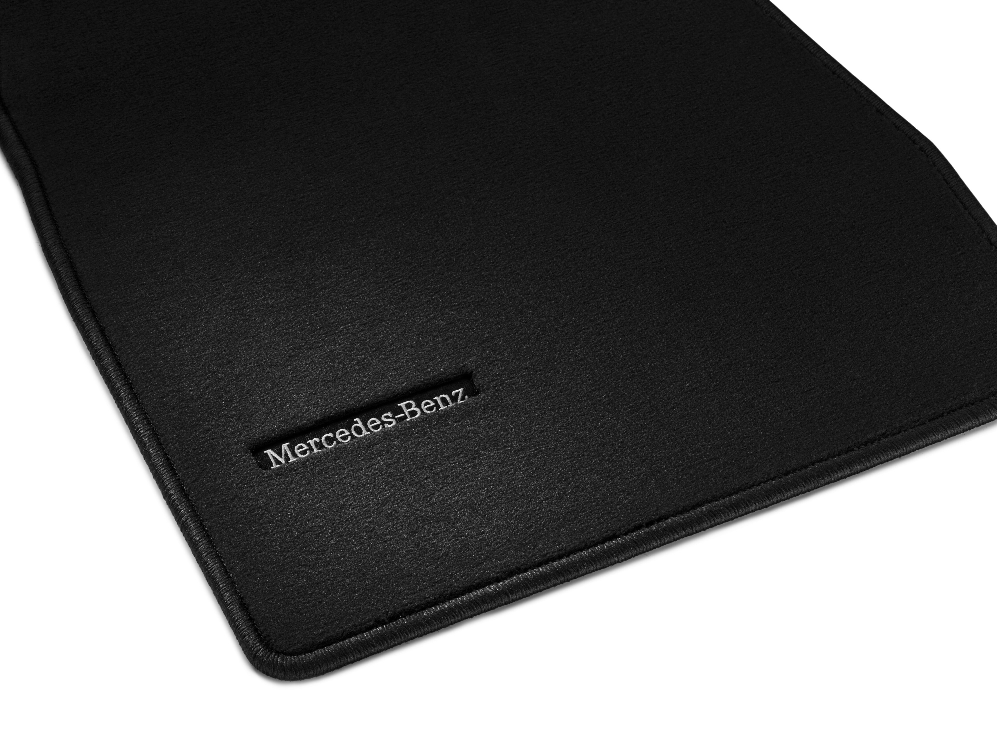 Tapis en velours CLASSIC, Kit, 4 pièces - LL, noir