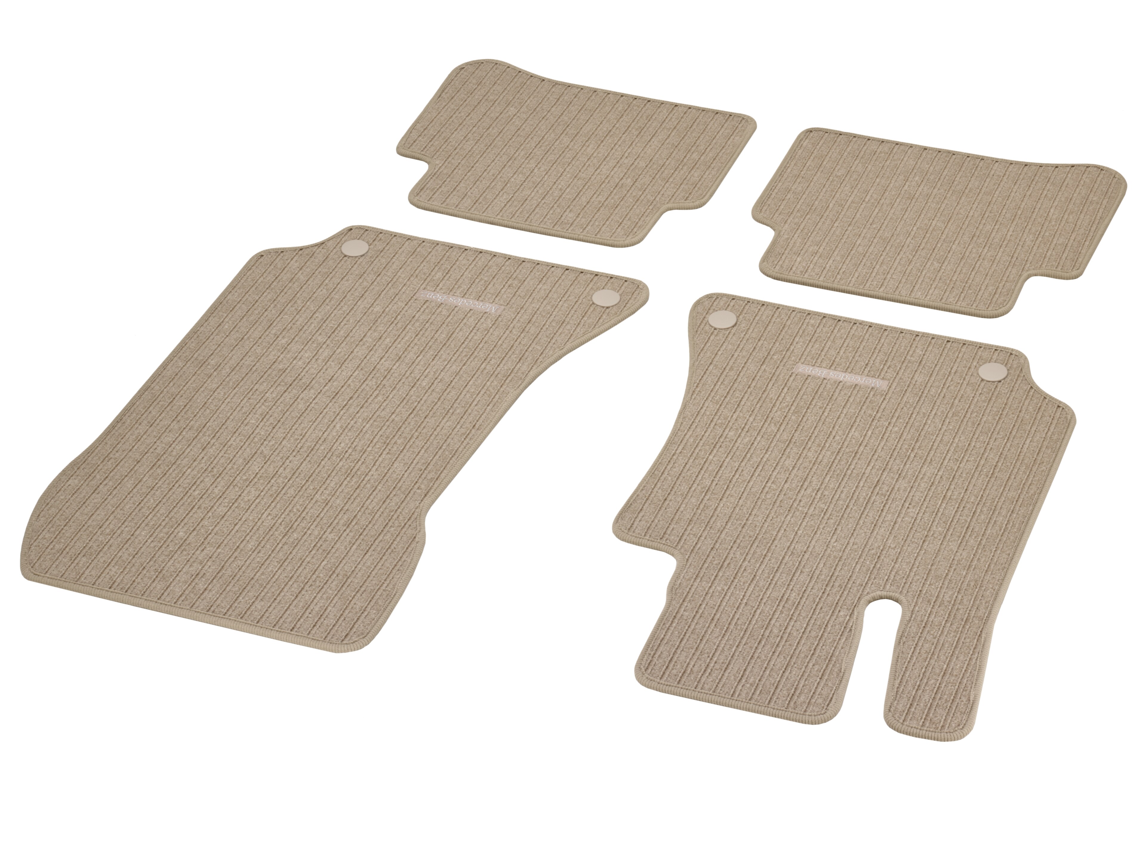 Tapis en reps CLASSIC, Kit, 4 pièces - LL, beige soie