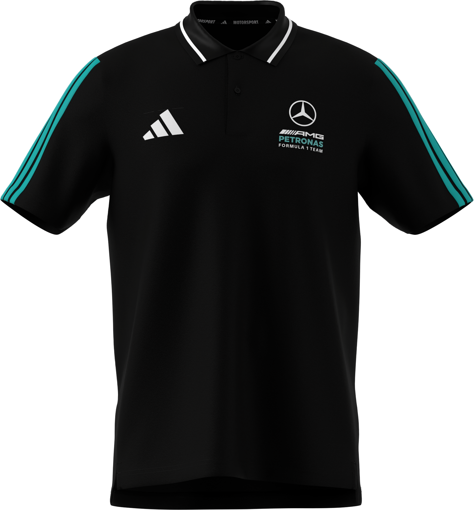 Polo homme, Mercedes-AMG F1 - noir, XXL