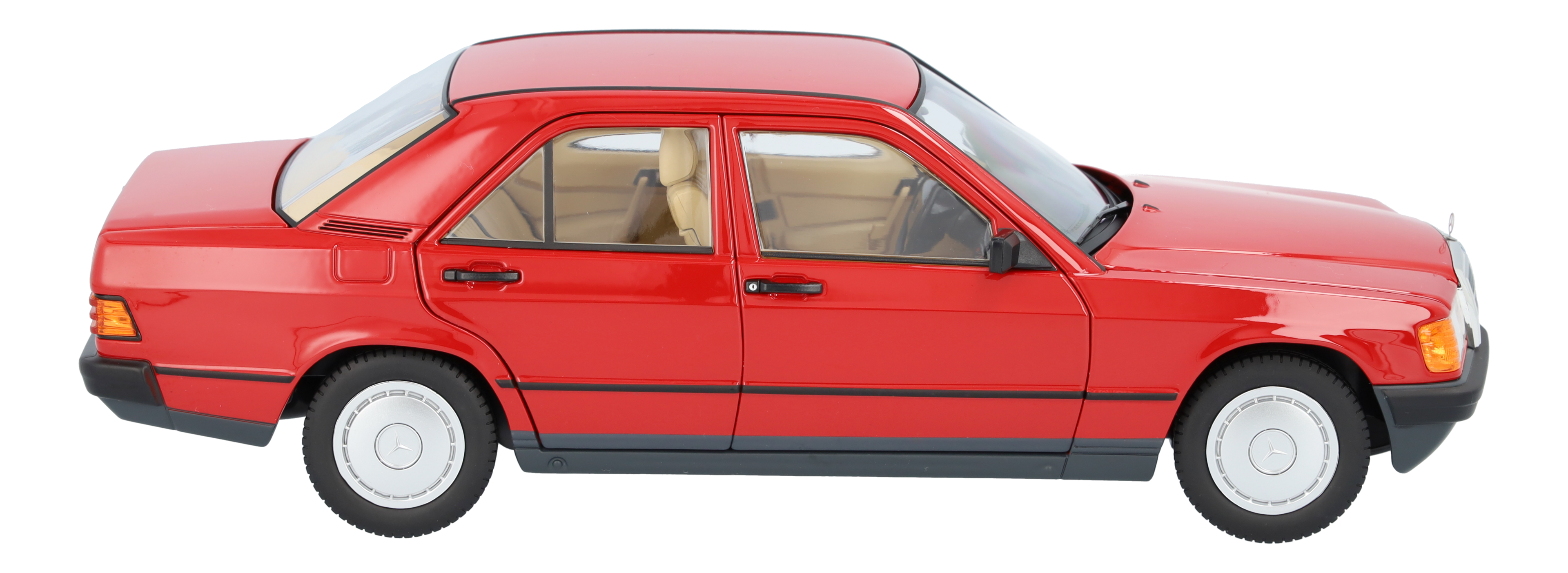 190 E W 201 (1982-1988) - rouge, Norev, 1:18