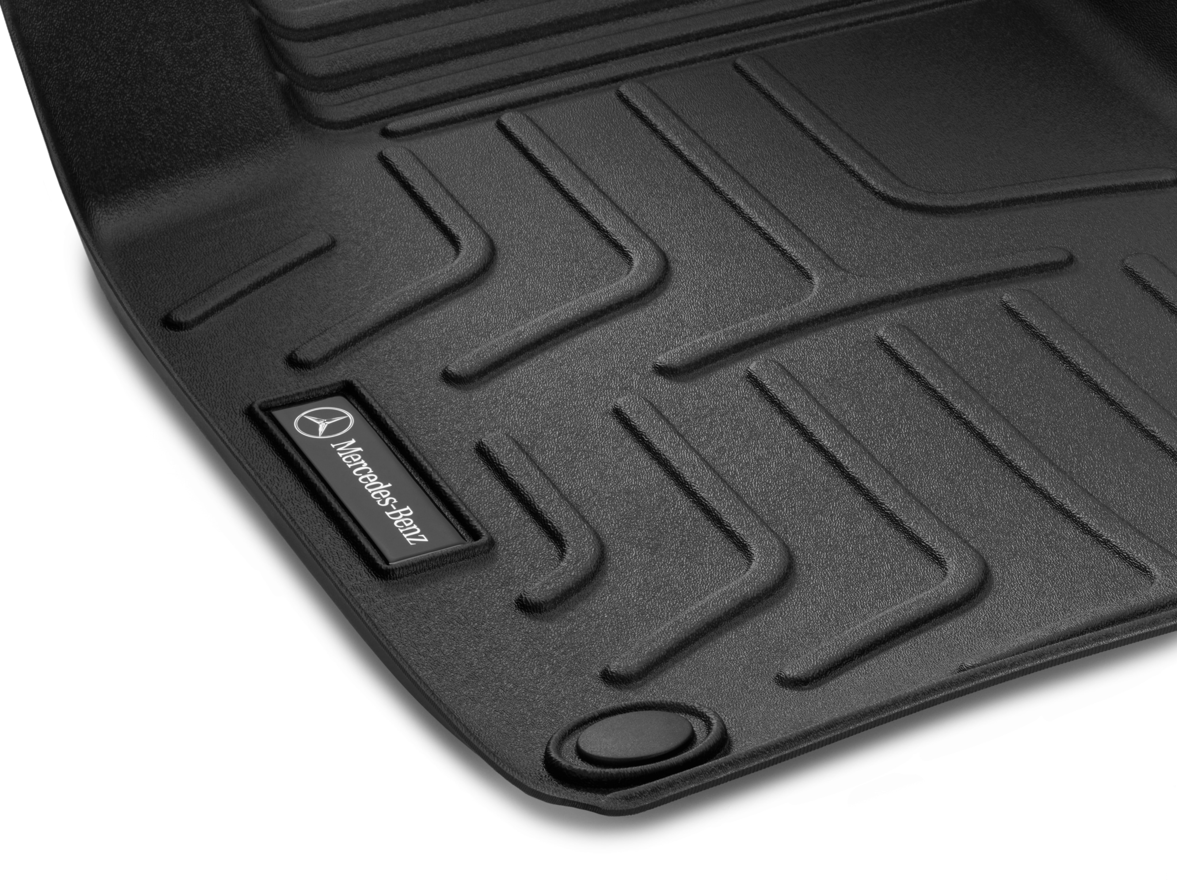 Tapis à rebords CLASSIC, Tapis de sol conducteur / passager avant, 2 pièces - LL, noir