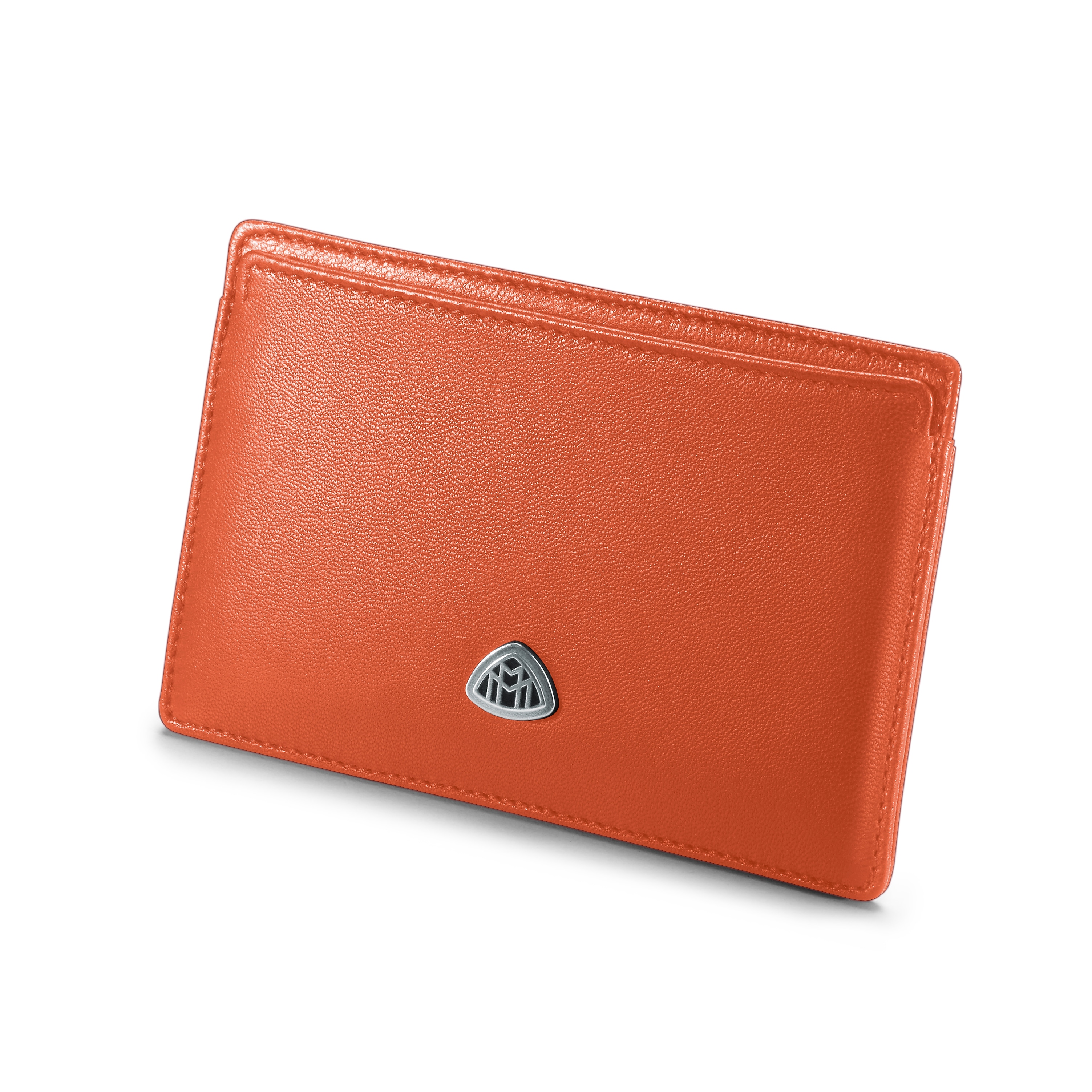 Étui pour cartes de crédit, Mercedes-Maybach - orange, Cuir