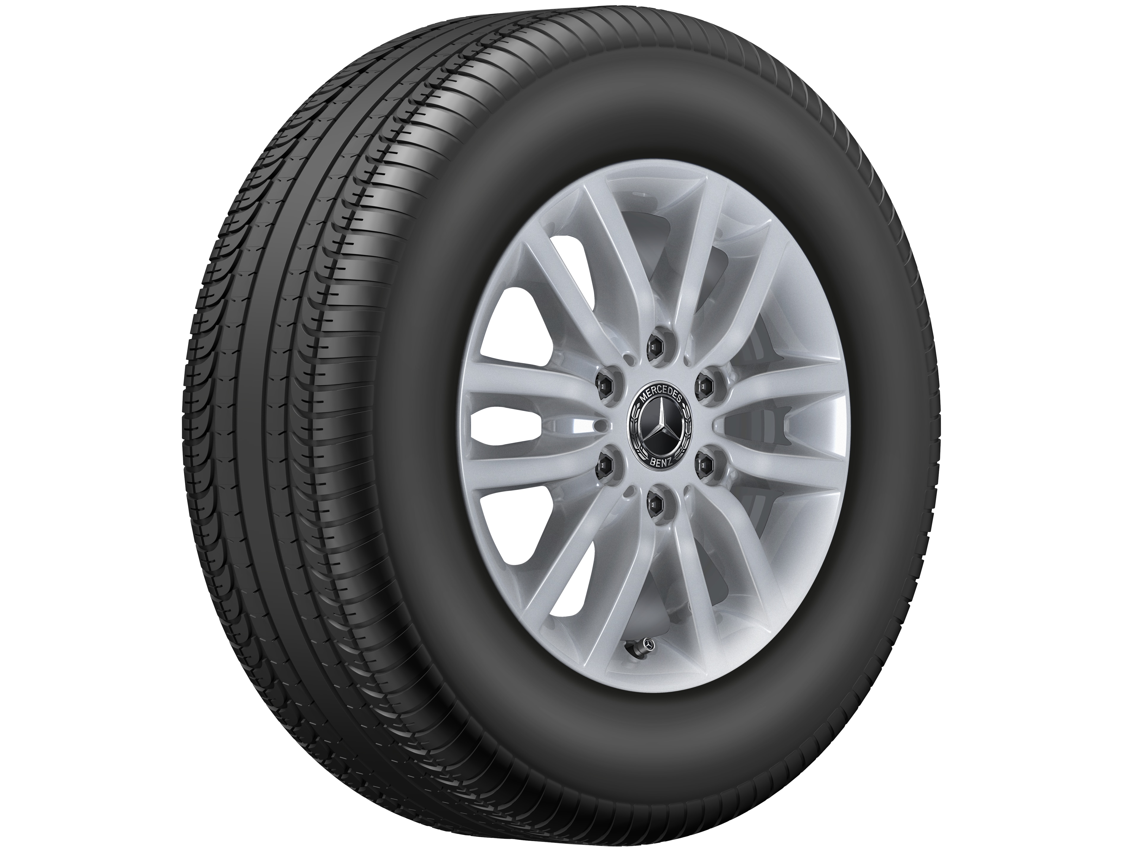 Jante à 6 doubles branches - 235/65 R16  121/119R, 6,5 J x 16 ET 54