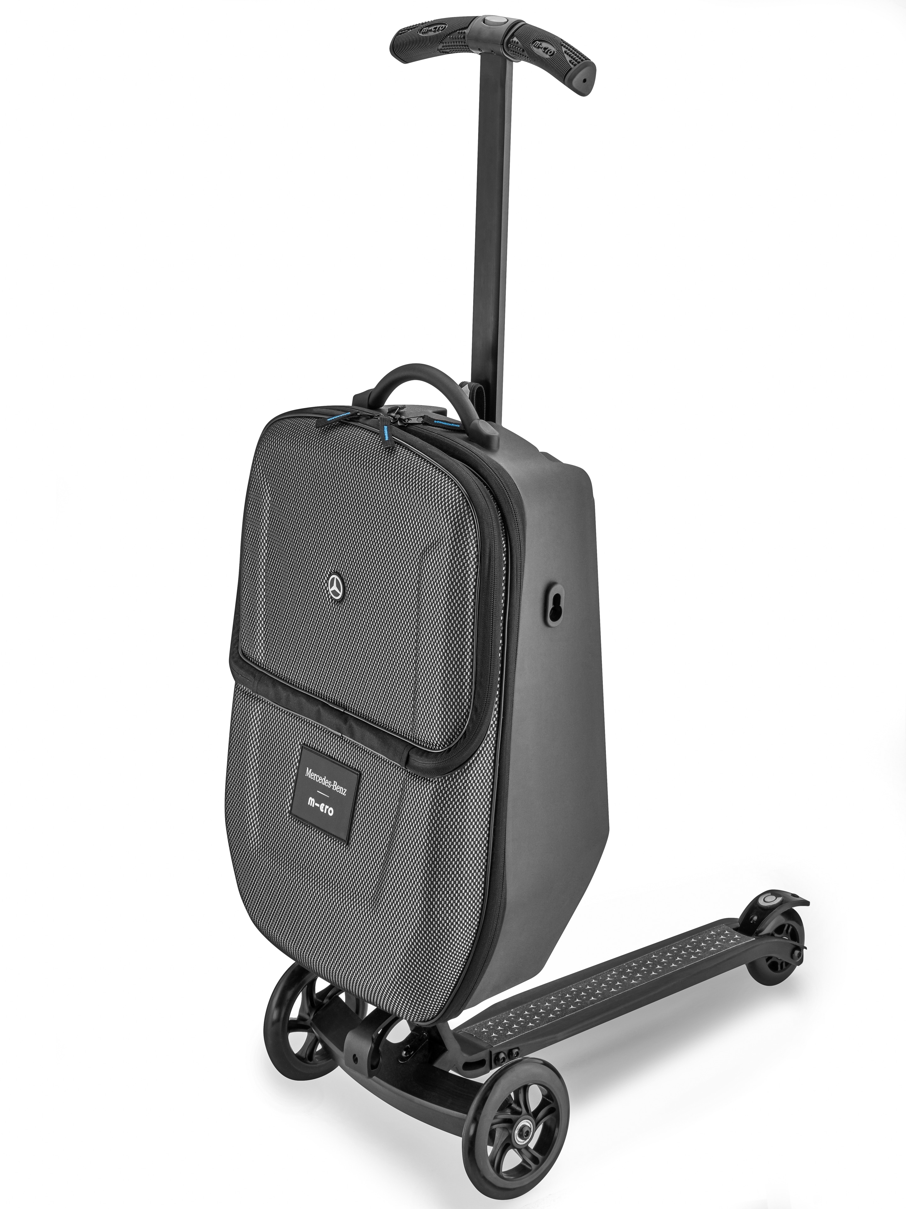 Trottinette coffre, Micro Luggage 4.0 - noir, Aluminium / Nylon, Micro Mobility