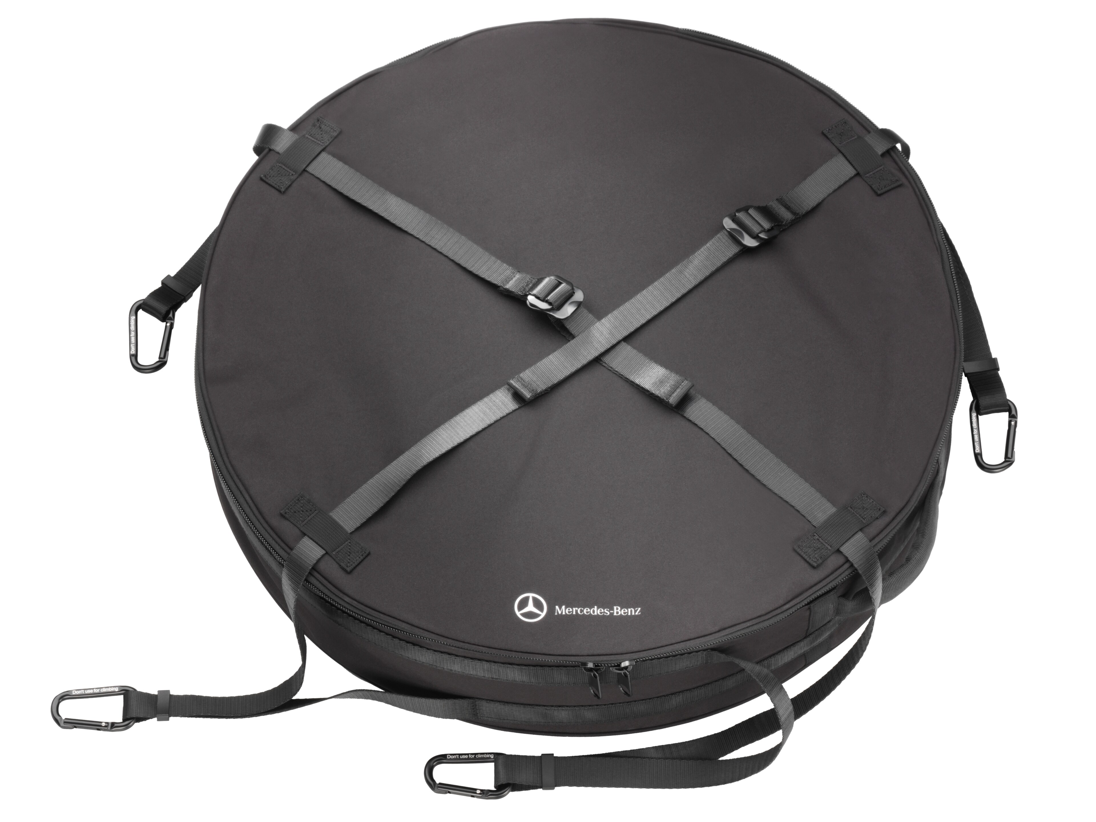 Housse pour roue de secours compacte - noir, Nylon