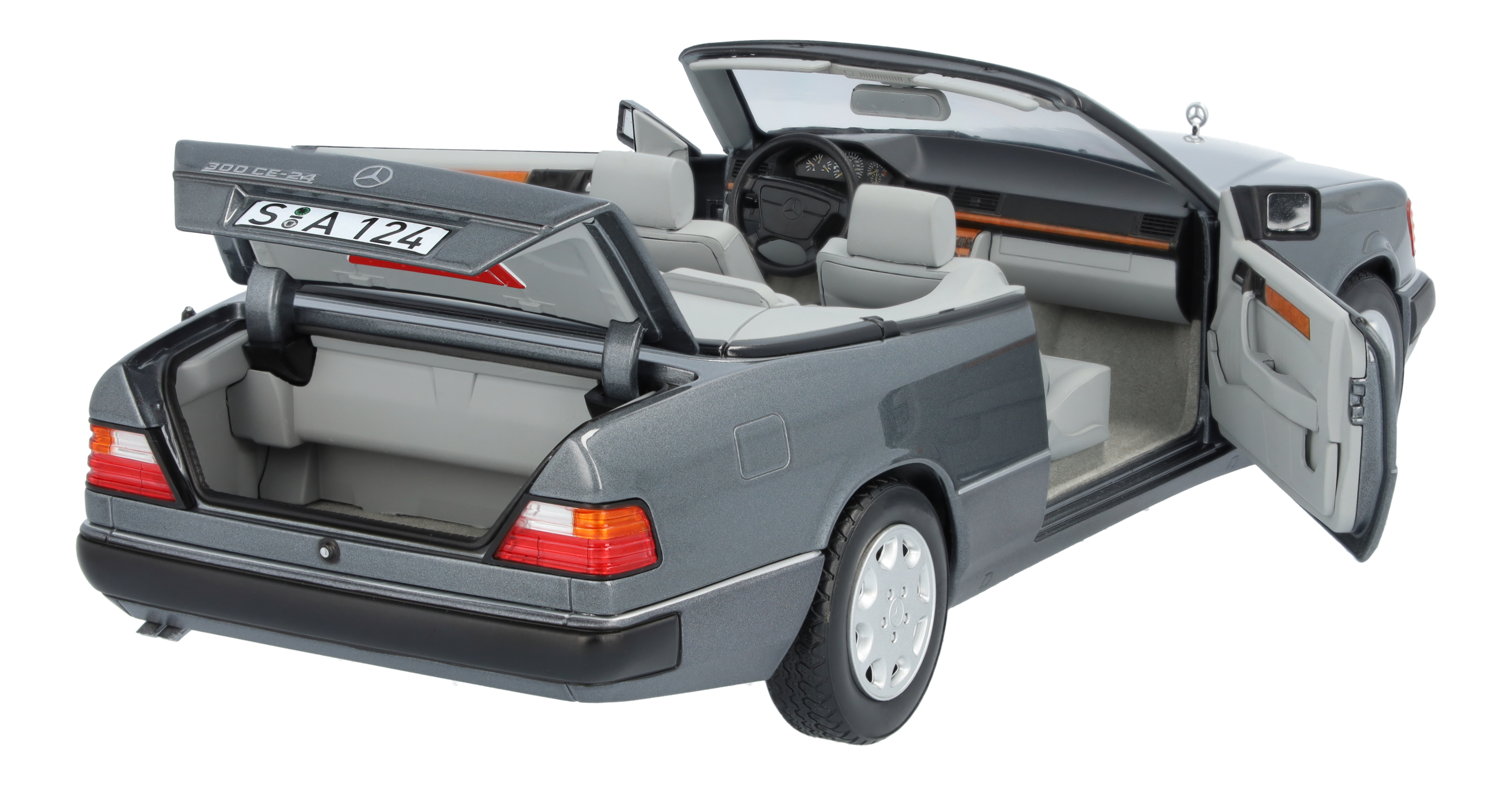 300 CE-24 cabriolet A 124 (1991-1993), 300 CE-24 Cabriolet (A124), 1992-1993 - multivert, Norev, 1:18