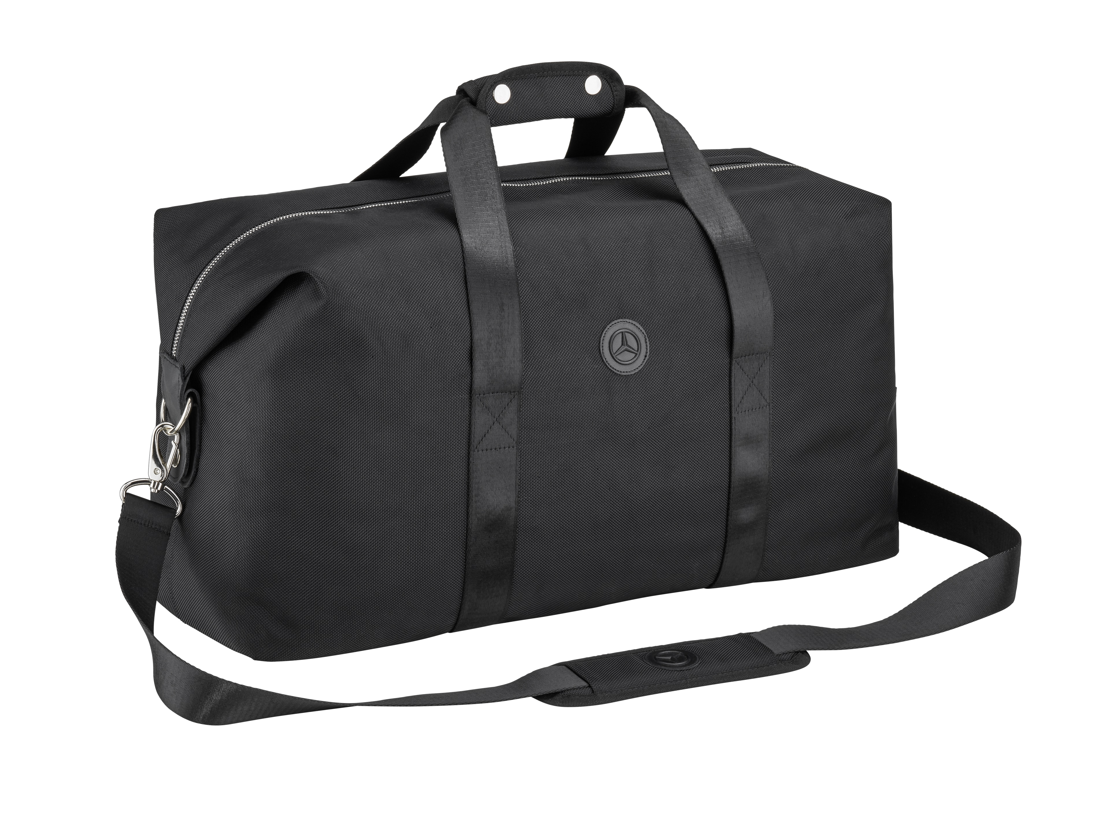 Sac de voyage petit format "Weekender" - noir, Polyamide (recyclé) / Polyester (recyclé), 35 l