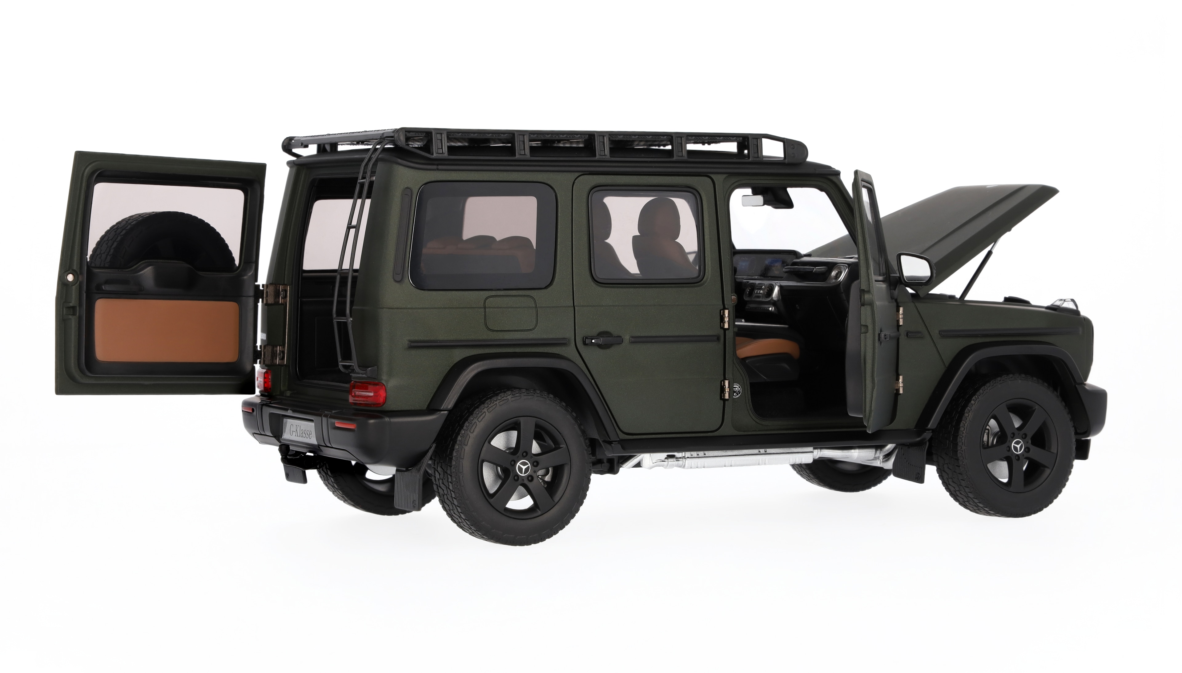 G-Class, Véhicules tout-terrain, PROFESSIONAL Line, W465 - Olive magno MANUFAKTUR, Norev, 1:18