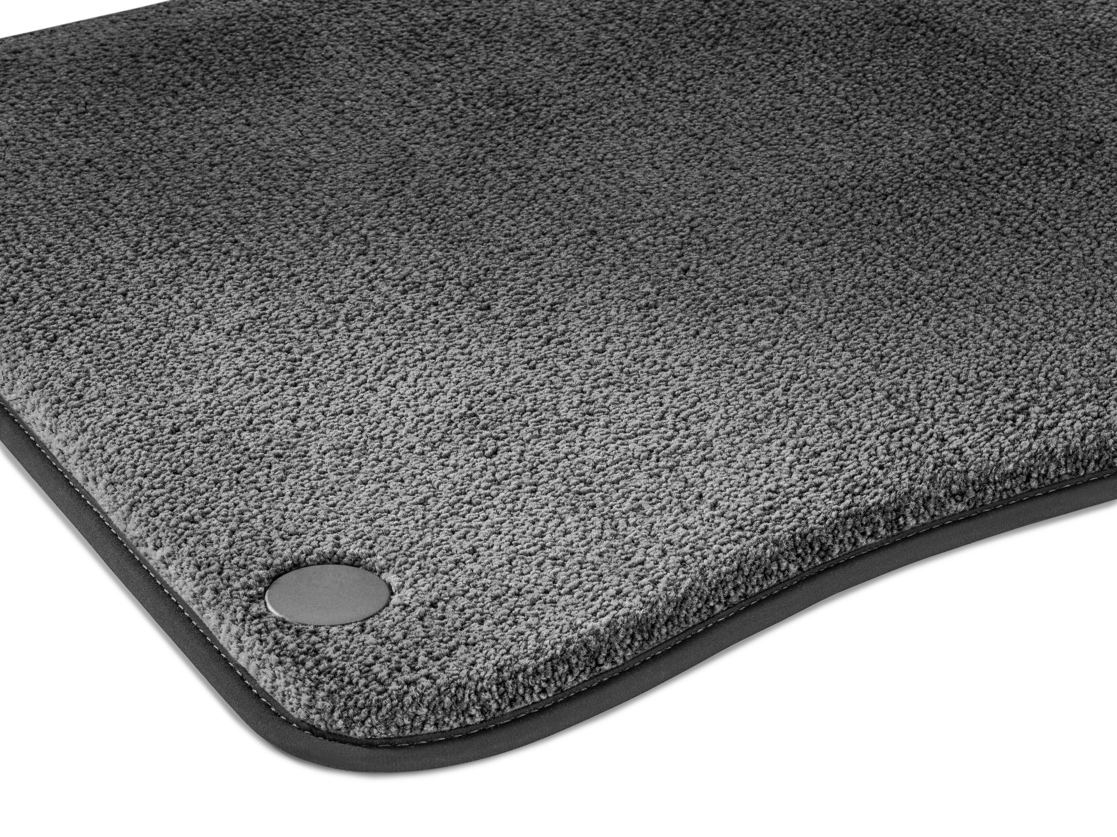Tapis en velours EXCLUSIF, Espace arrière avec tapis de sol pour tunnel de transmission, 3 pièces, Avec code 864 - LL/RL, gris magma
