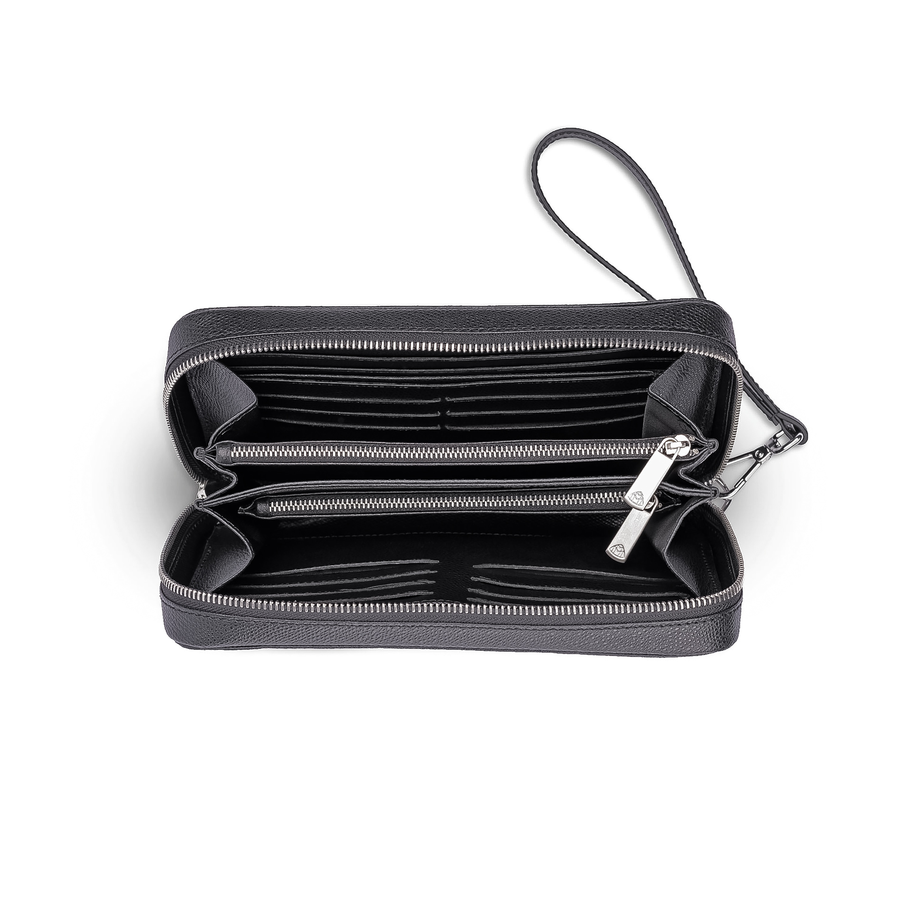 Porte-monnaie homme, Mercedes-Maybach - noir, Cuir