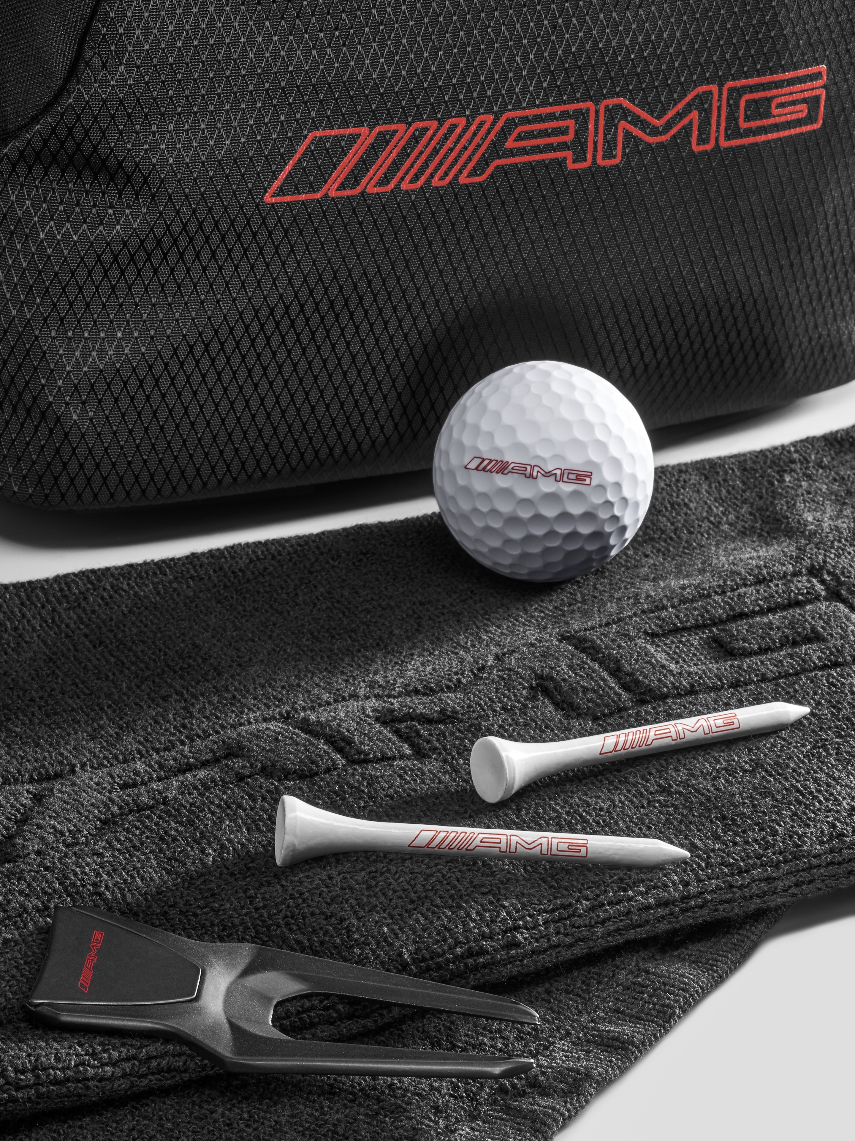 Coffret cadeau de golf AMG - noir, Polyamide