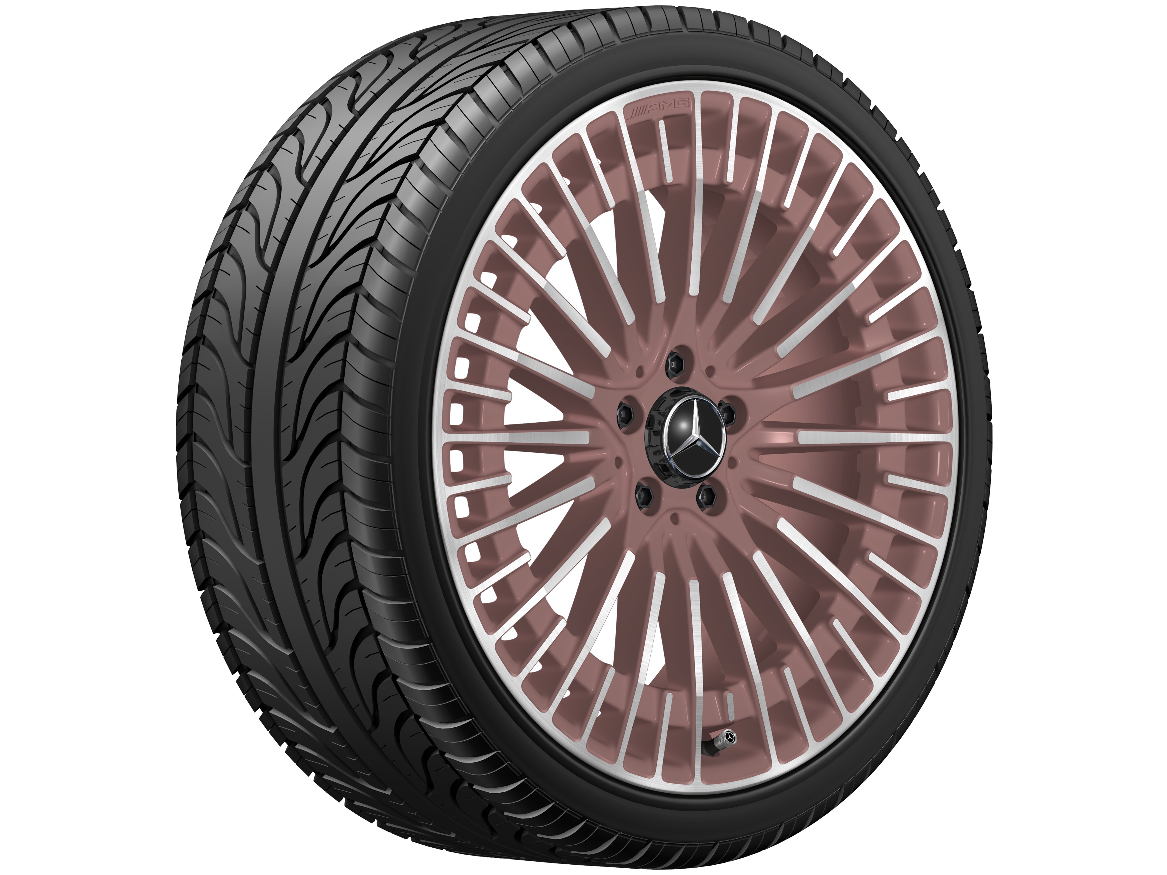Jante AMG multibranches, 50,8 cm (20 pouces) - 8,5 J x 20 ET 50,5, cuivre
