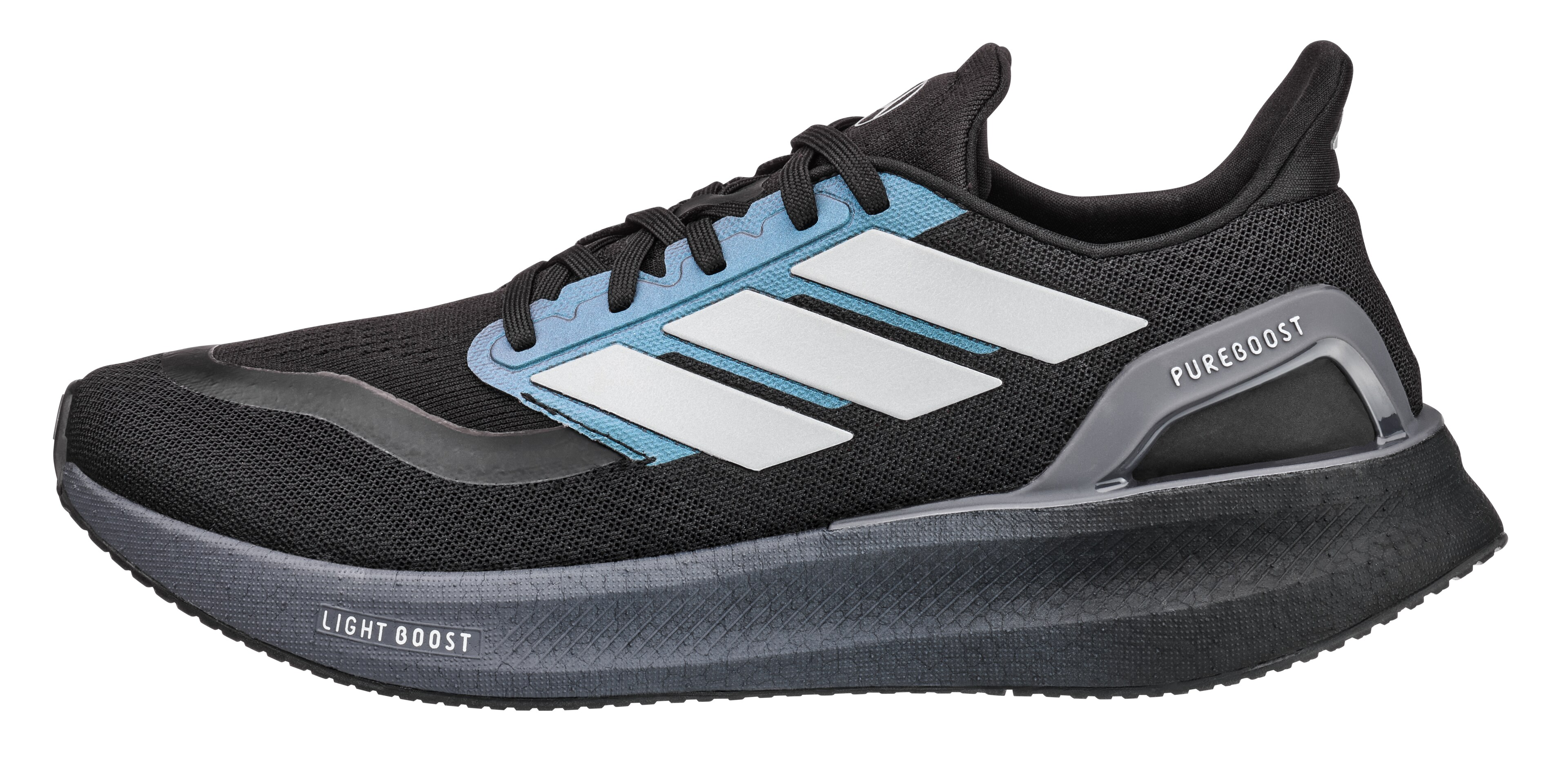 Chaussures de jogging, Pureboost 5 - noir / gris foncé, 6,5, adidas
