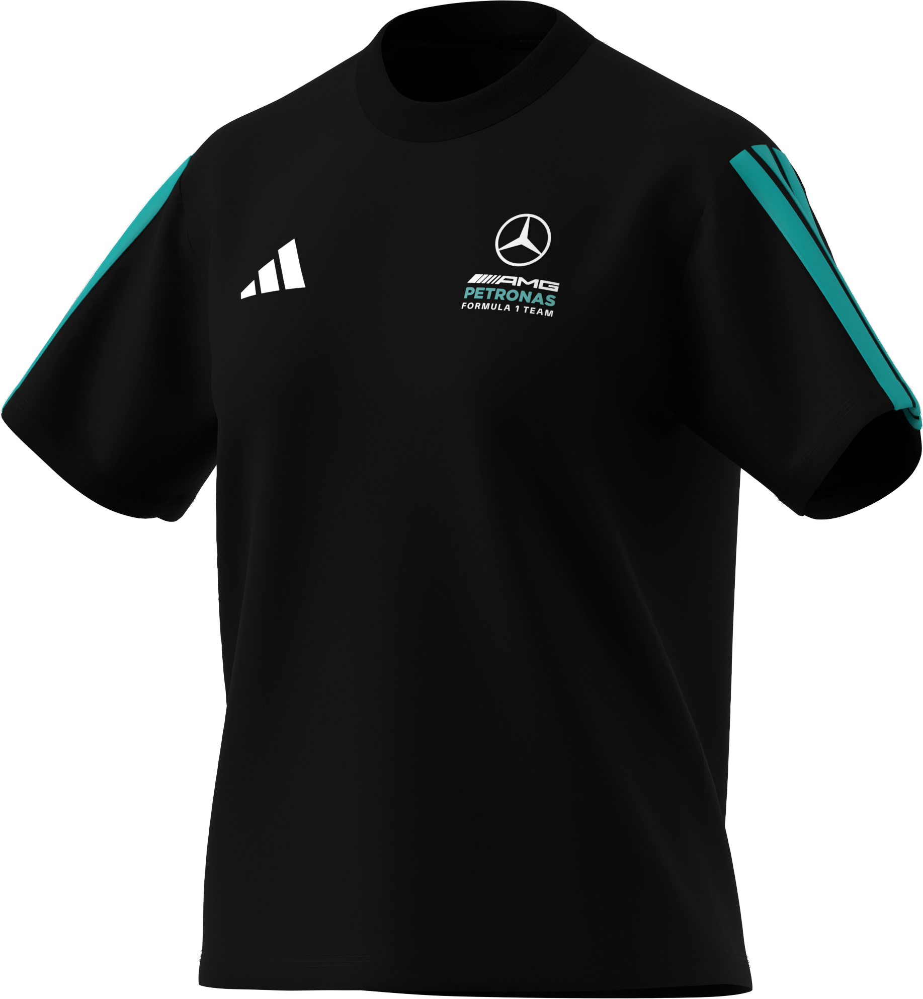 T-shirt femme, Mercedes-AMG F1 - noir, M