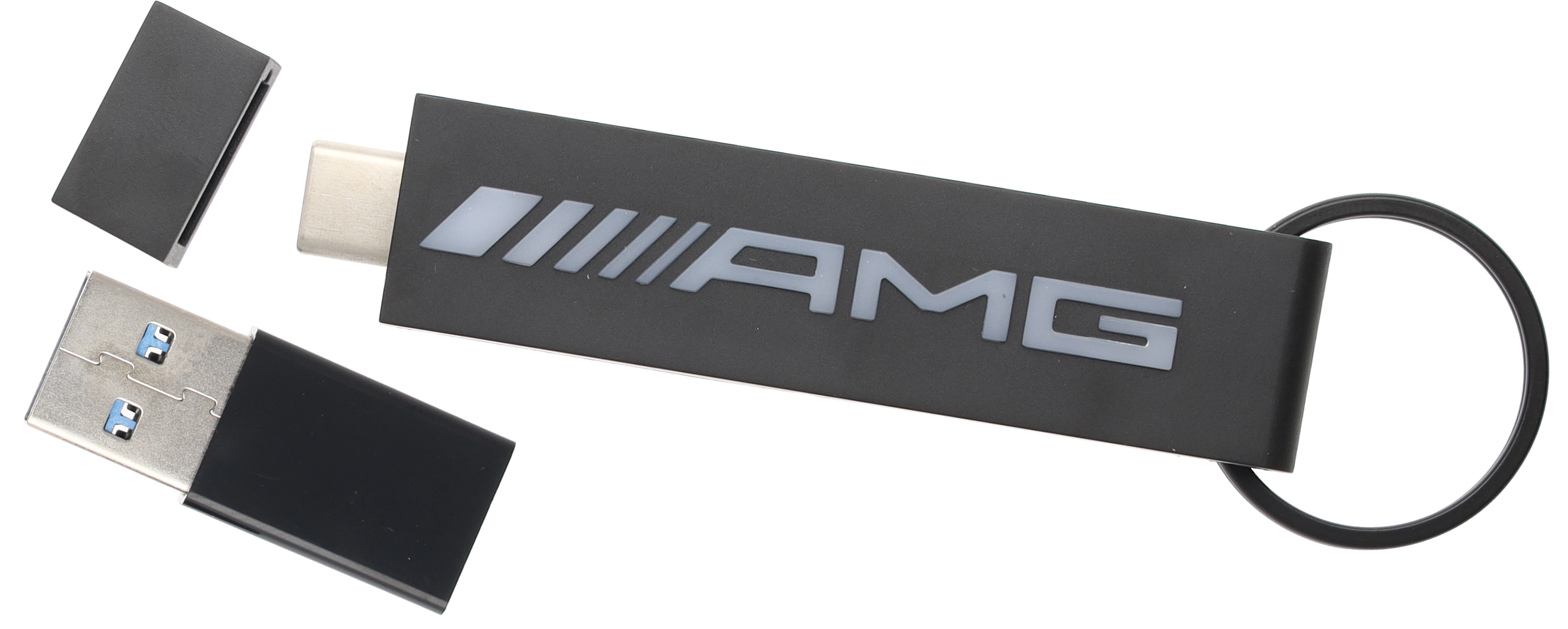 Clé USB AMG, 64 Go - noir, Matière plastique