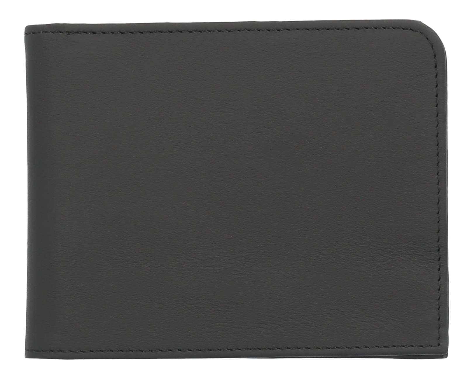 Porte-monnaie, Cuir automobile - noir, Cuir de veau