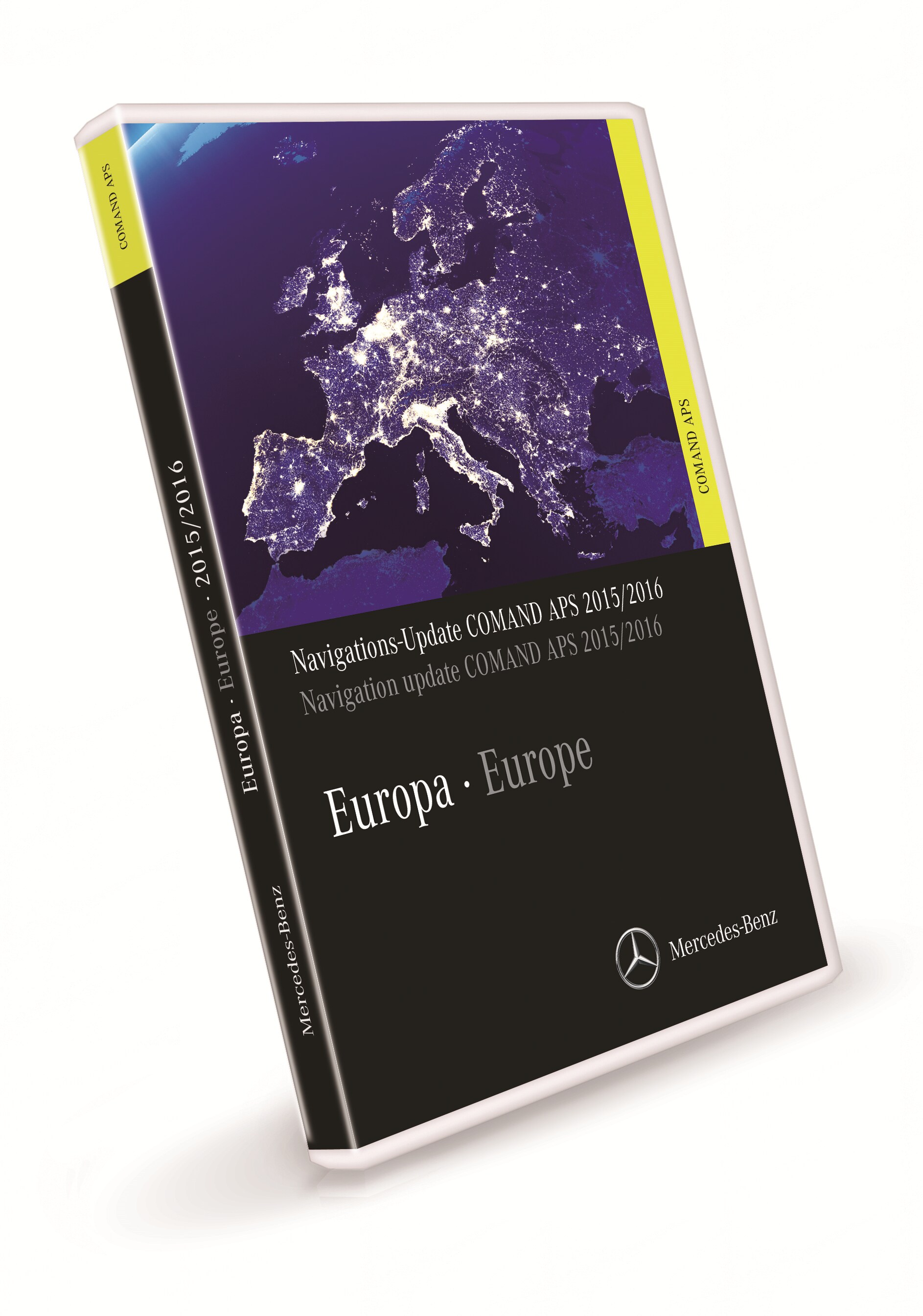 Mise à jour du logiciel de navigation, COMAND APS, Europe, Version 2016/2017 - jaune citron, NTG2.5