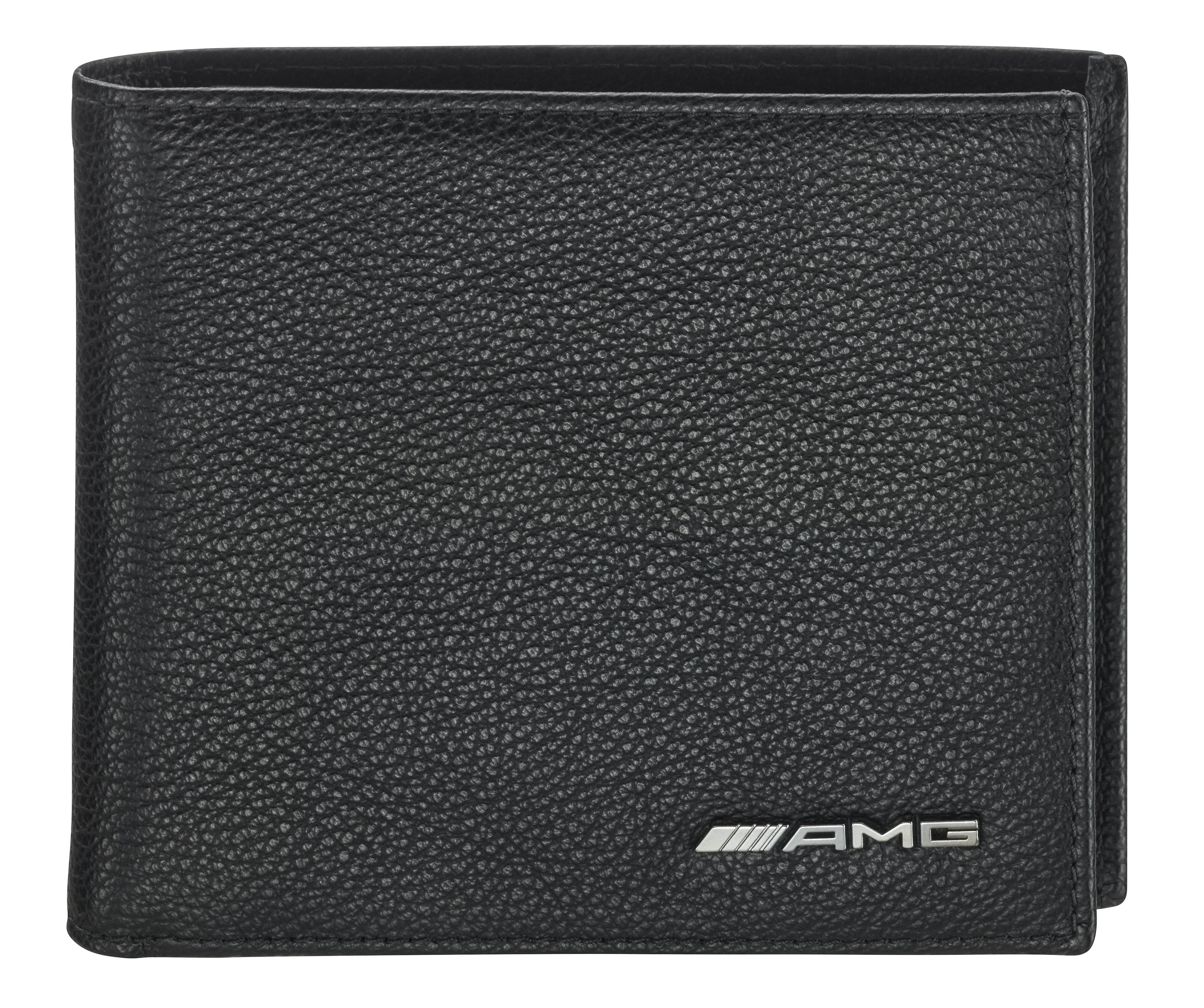 Porte-monnaie AMG - noir, Cuir de veau