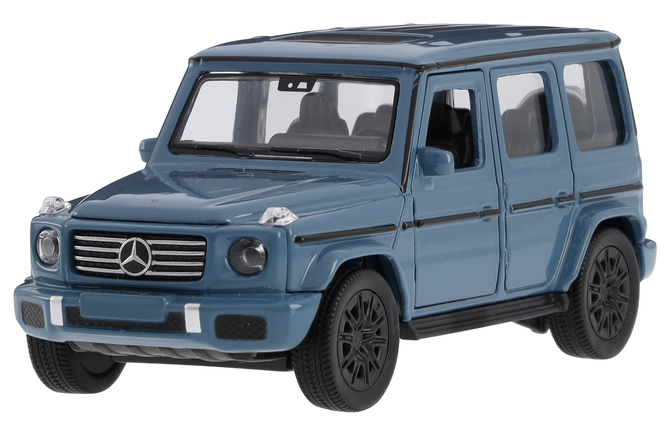 G-Class, Véhicules tout-terrain, W465, Véhicule à friction - MANUFAKTUR bleu vintage uni, Heinrich Bauer, 1:43