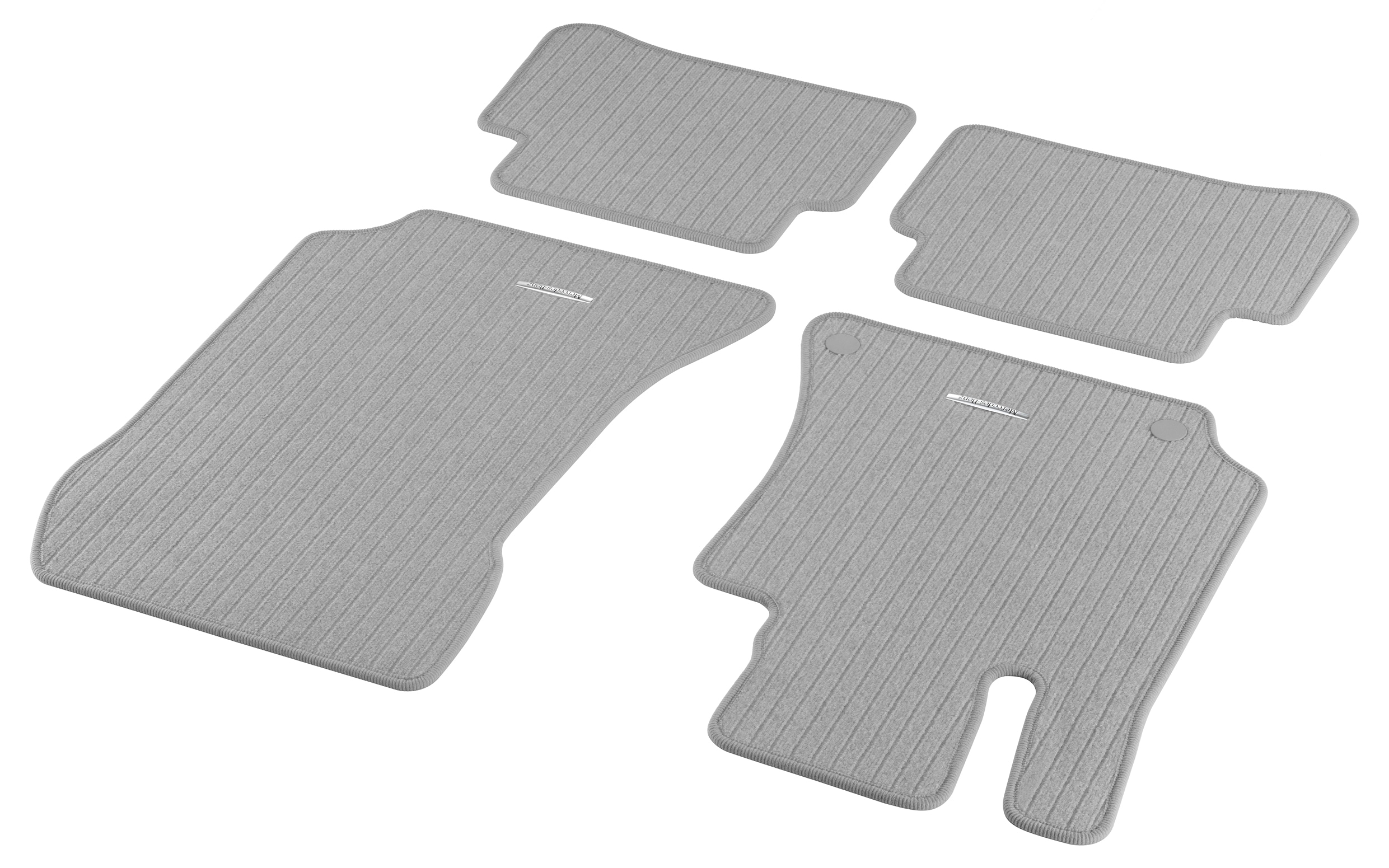 Tapis en reps CLASSIC, Kit, 4 pièces - LL, gris alpaga