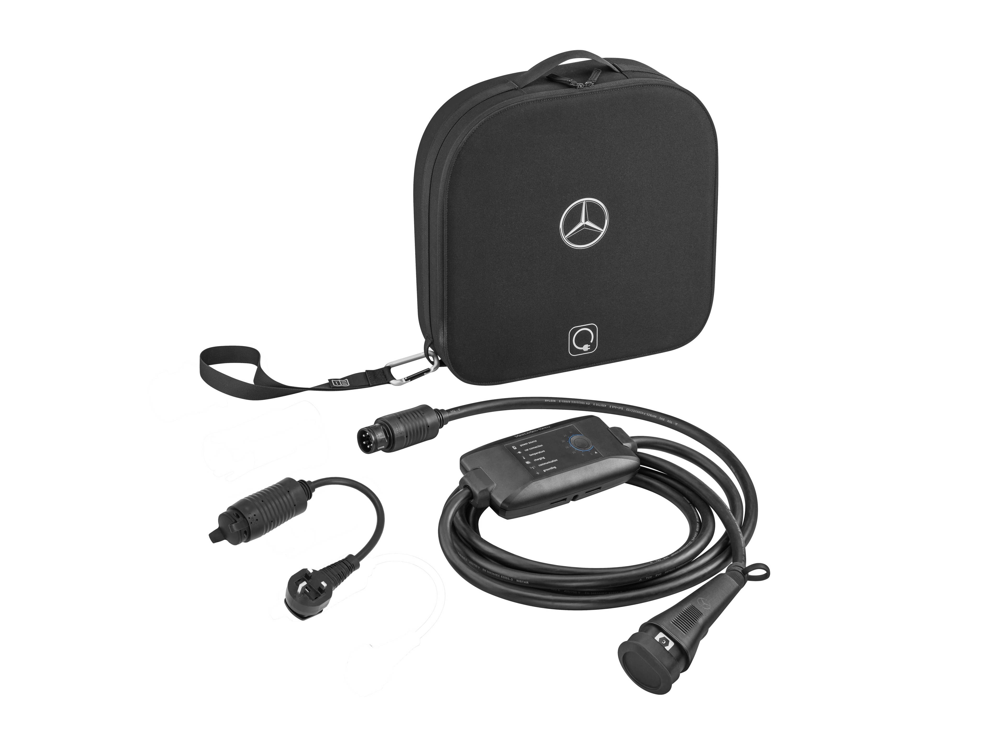 Système de charge flexible Pro, Kit UK, Boîtier mural - Matière plastique, noir, LL/RL