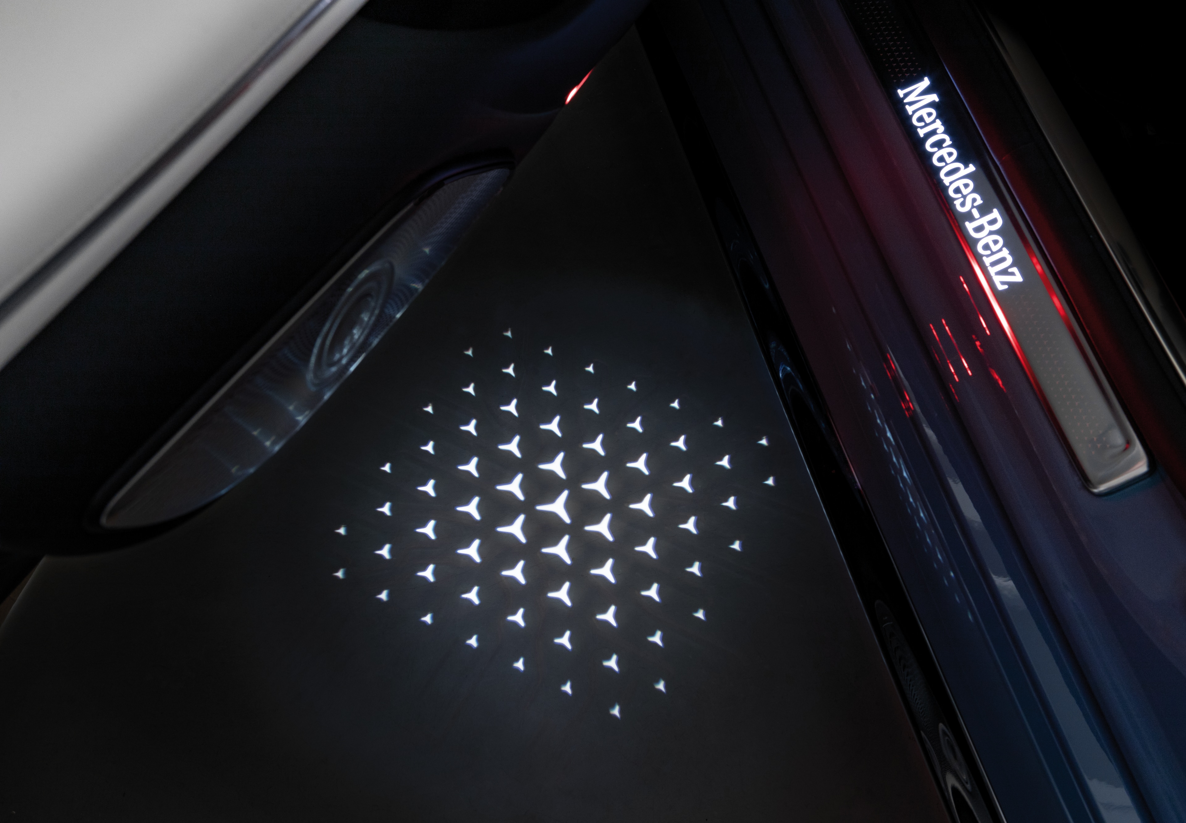 Projecteur LCD, Avec Mercedes-Benz Pattern - 1 jeu