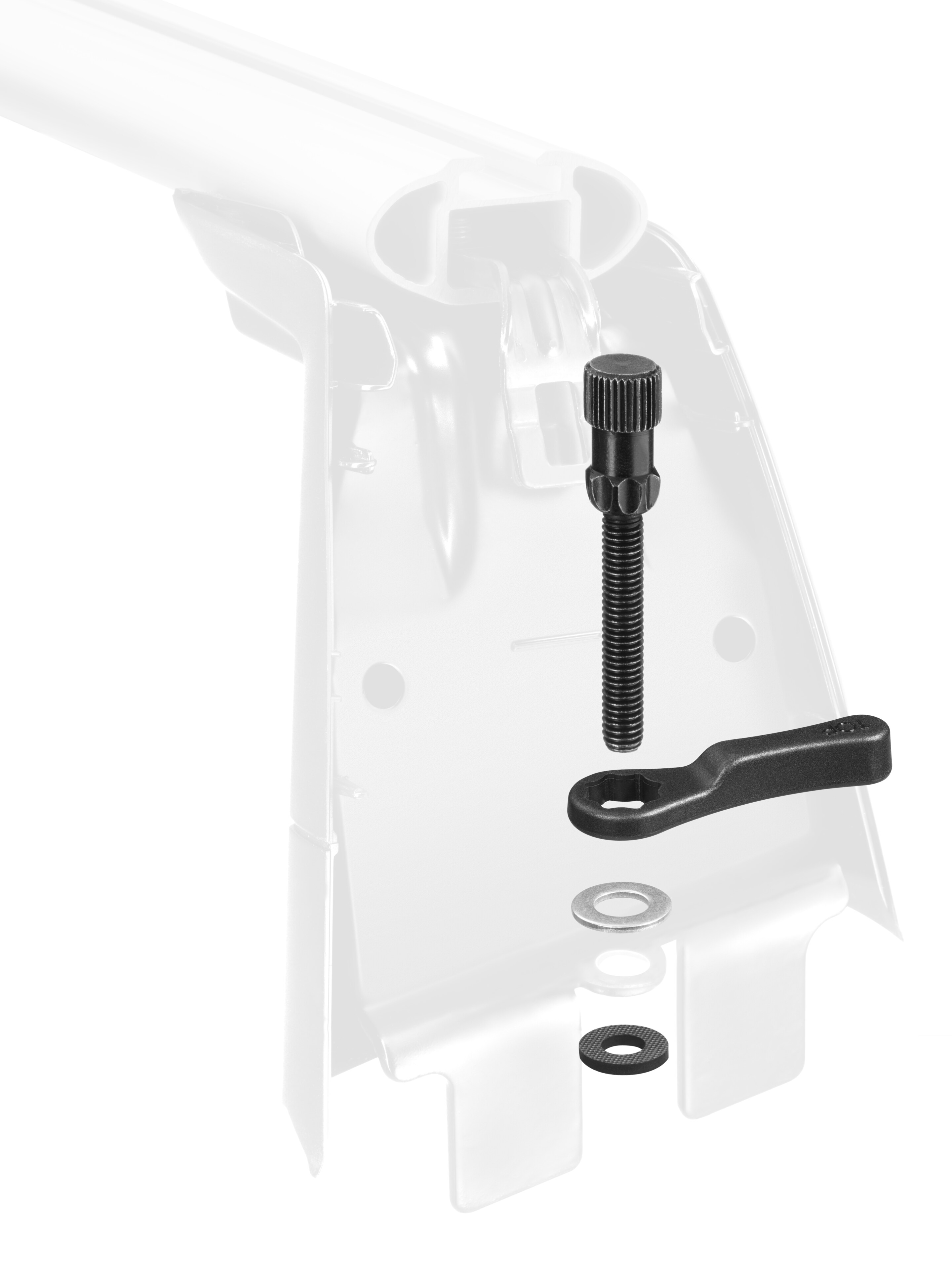 Pièces de fixation élément porteur de base, Alustyle / nouveau Alustyle - Acier / Matière plastique, noir / argenté